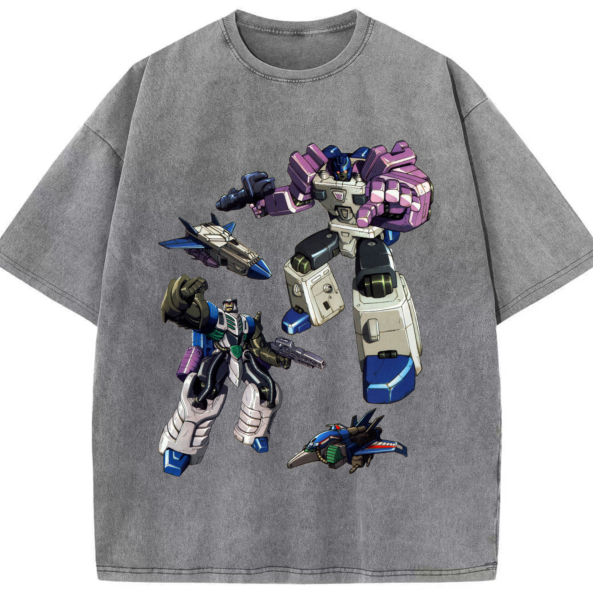 （画像用）  綿100% ヴィンテージ風 半袖Tシャツ（フロントプリント）
