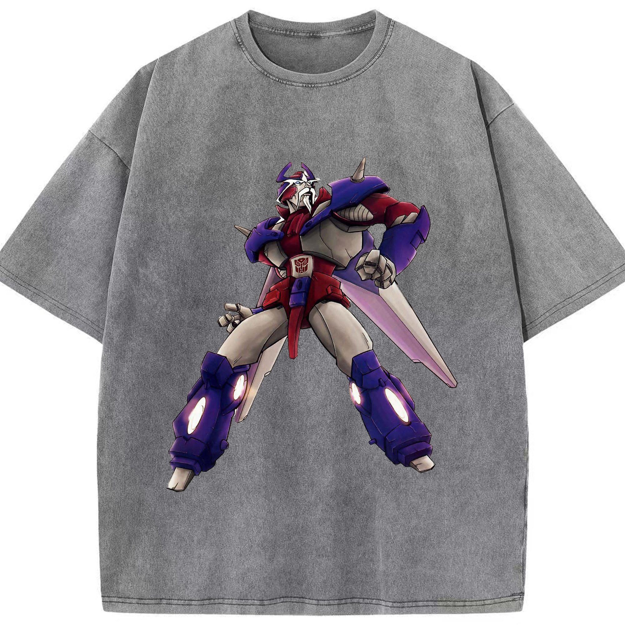 （画像用）  綿100% ヴィンテージ風 半袖Tシャツ（フロントプリント）