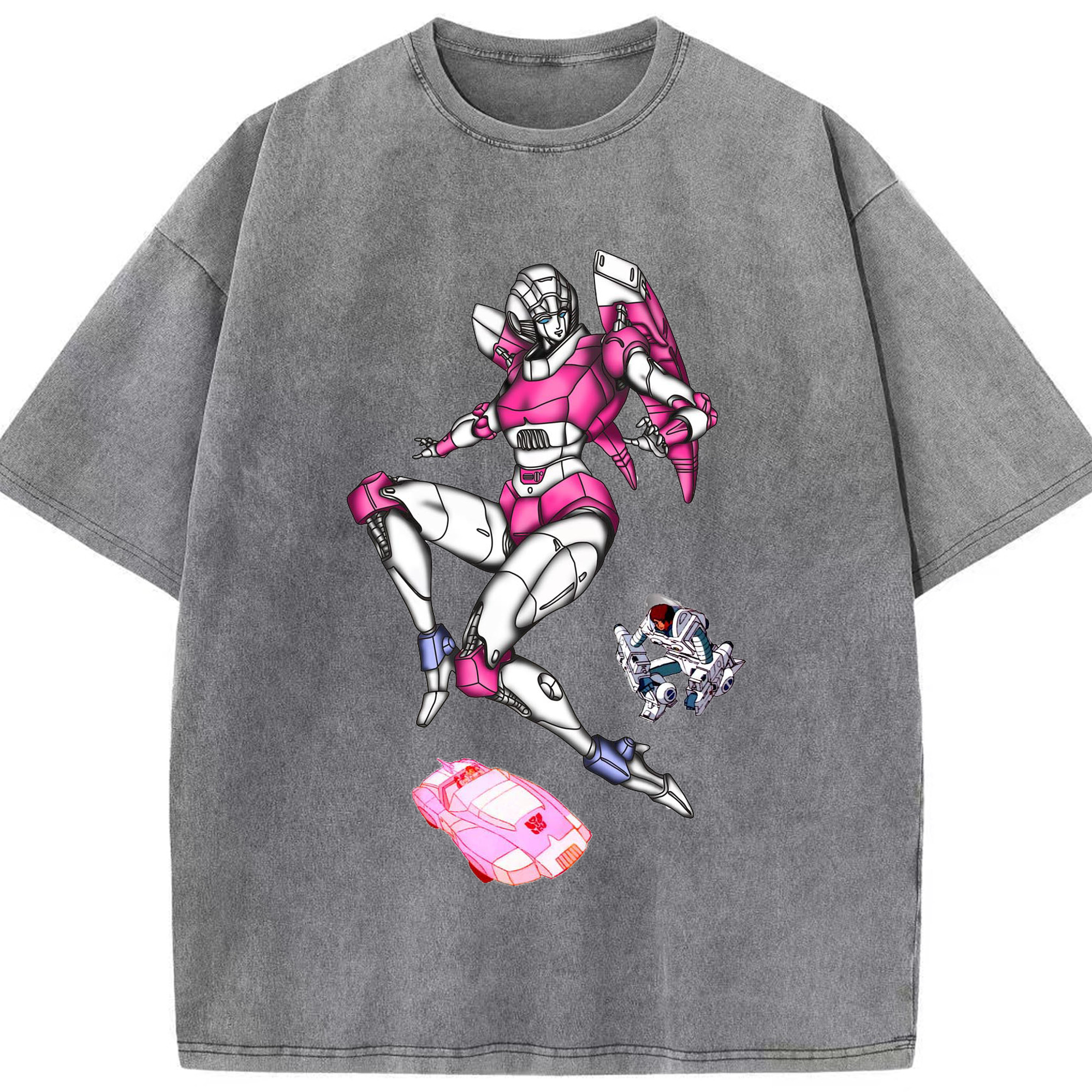 （画像用）  綿100% ヴィンテージ風 半袖Tシャツ（フロントプリント）