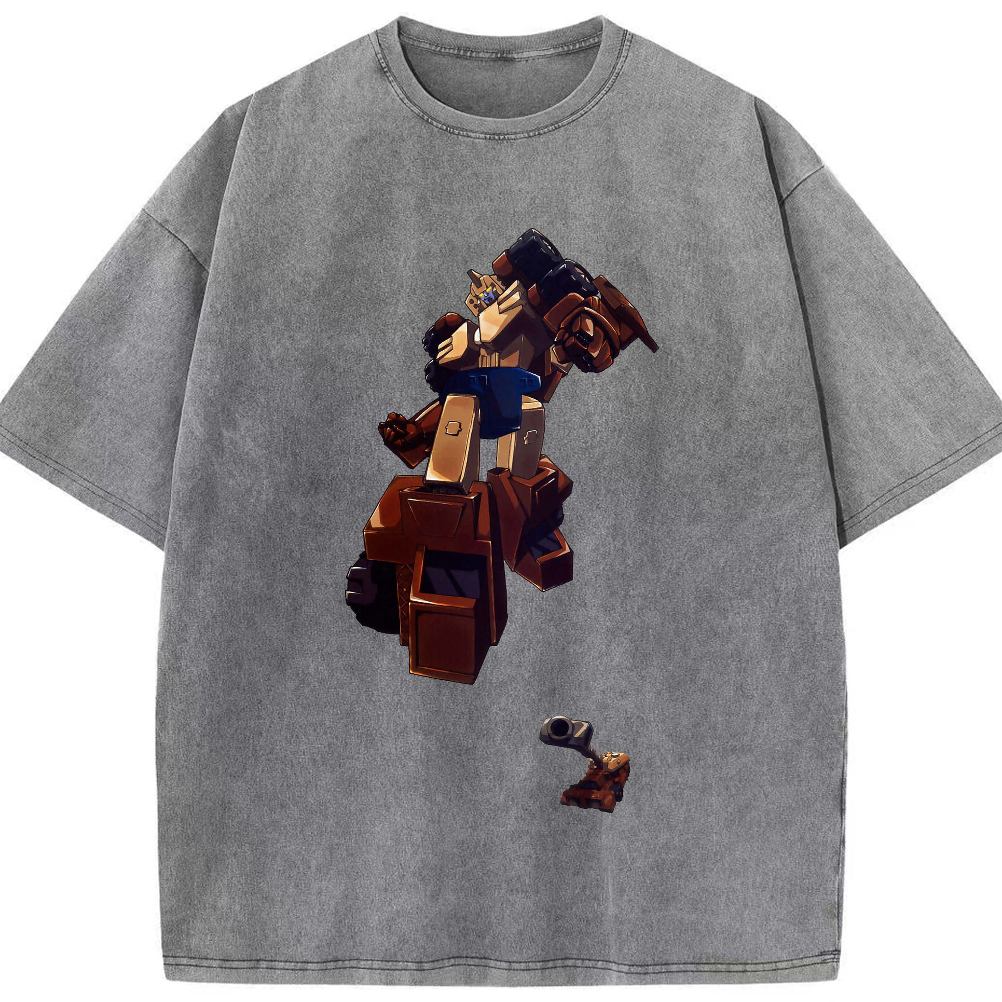 （画像用）  綿100% ヴィンテージ風 半袖Tシャツ（フロントプリント）