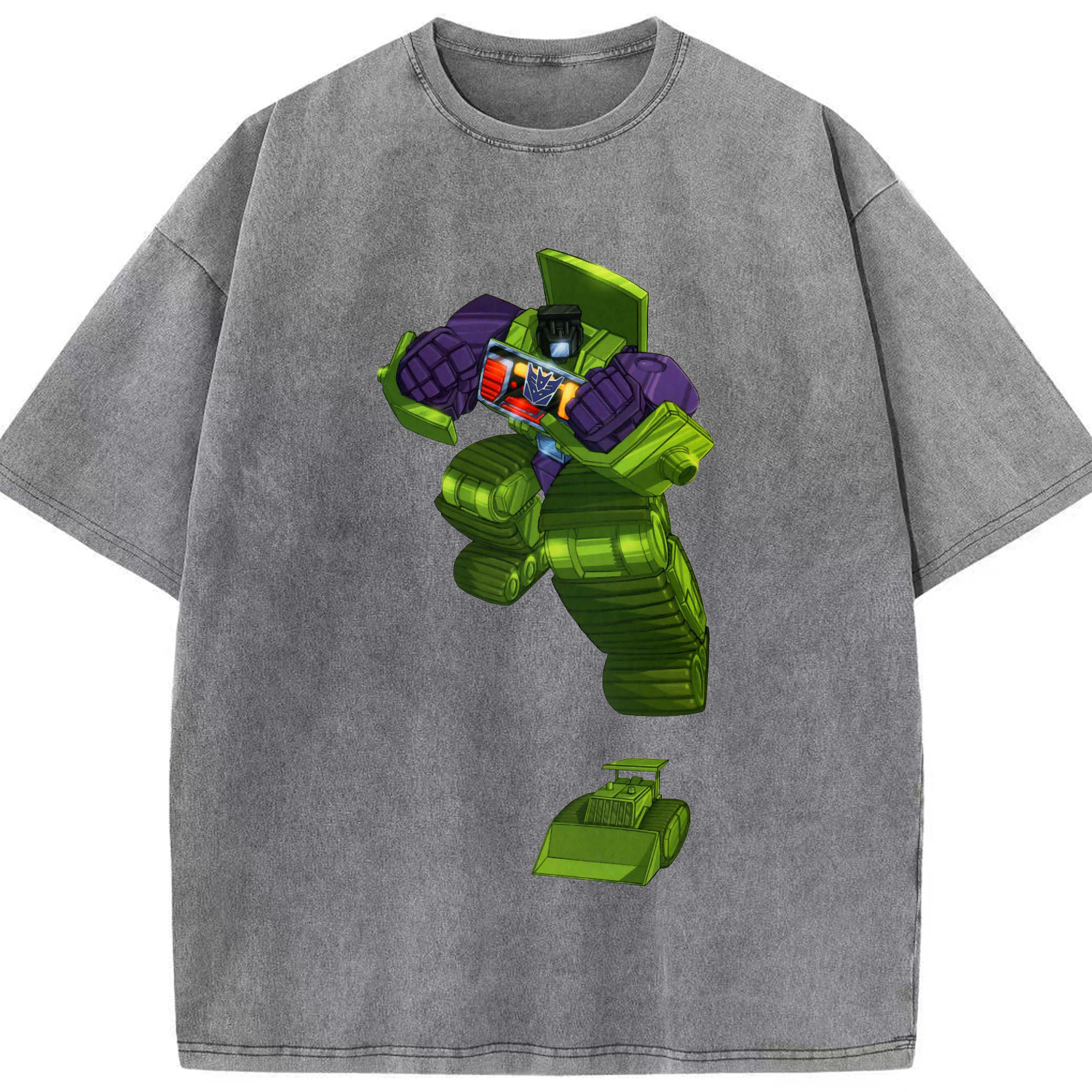 （画像用）  綿100% ヴィンテージ風 半袖Tシャツ（フロントプリント）