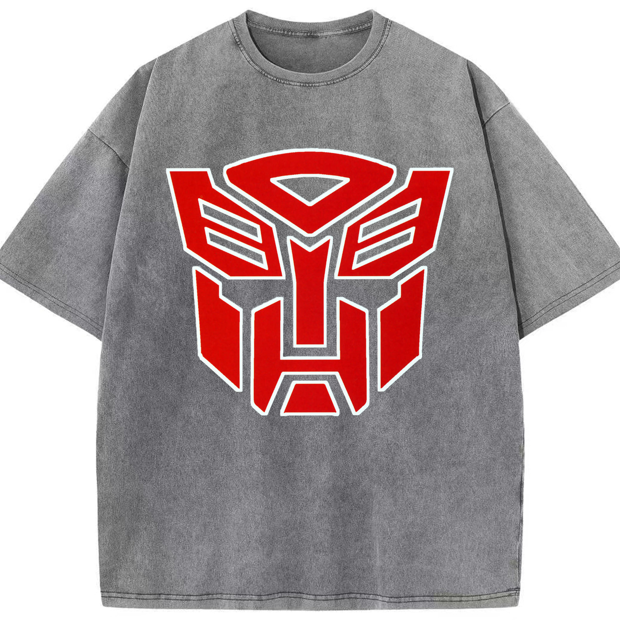 （画像用）  綿100% ヴィンテージ風 半袖Tシャツ（フロントプリント）
