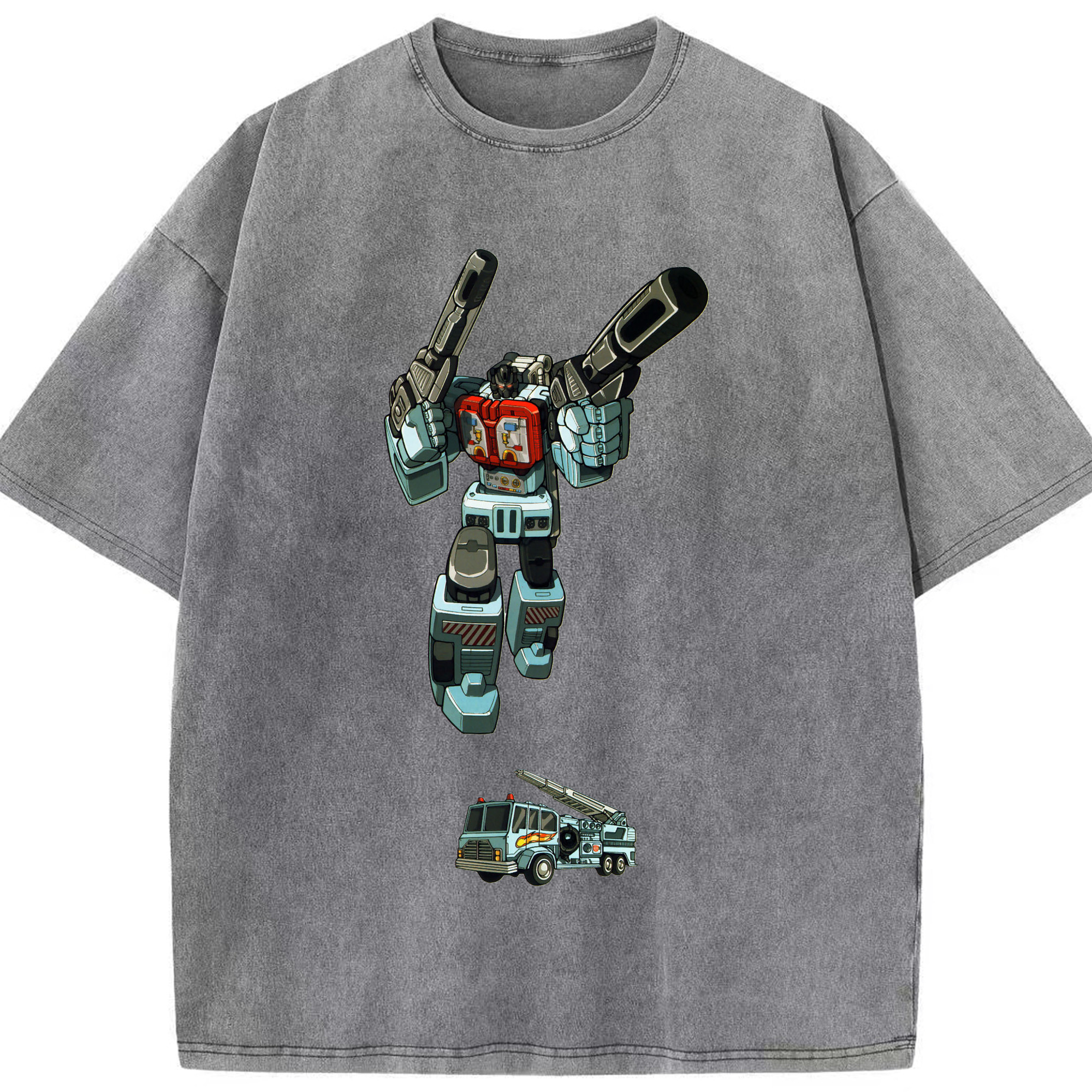 （画像用）  綿100% ヴィンテージ風 半袖Tシャツ（フロントプリント）