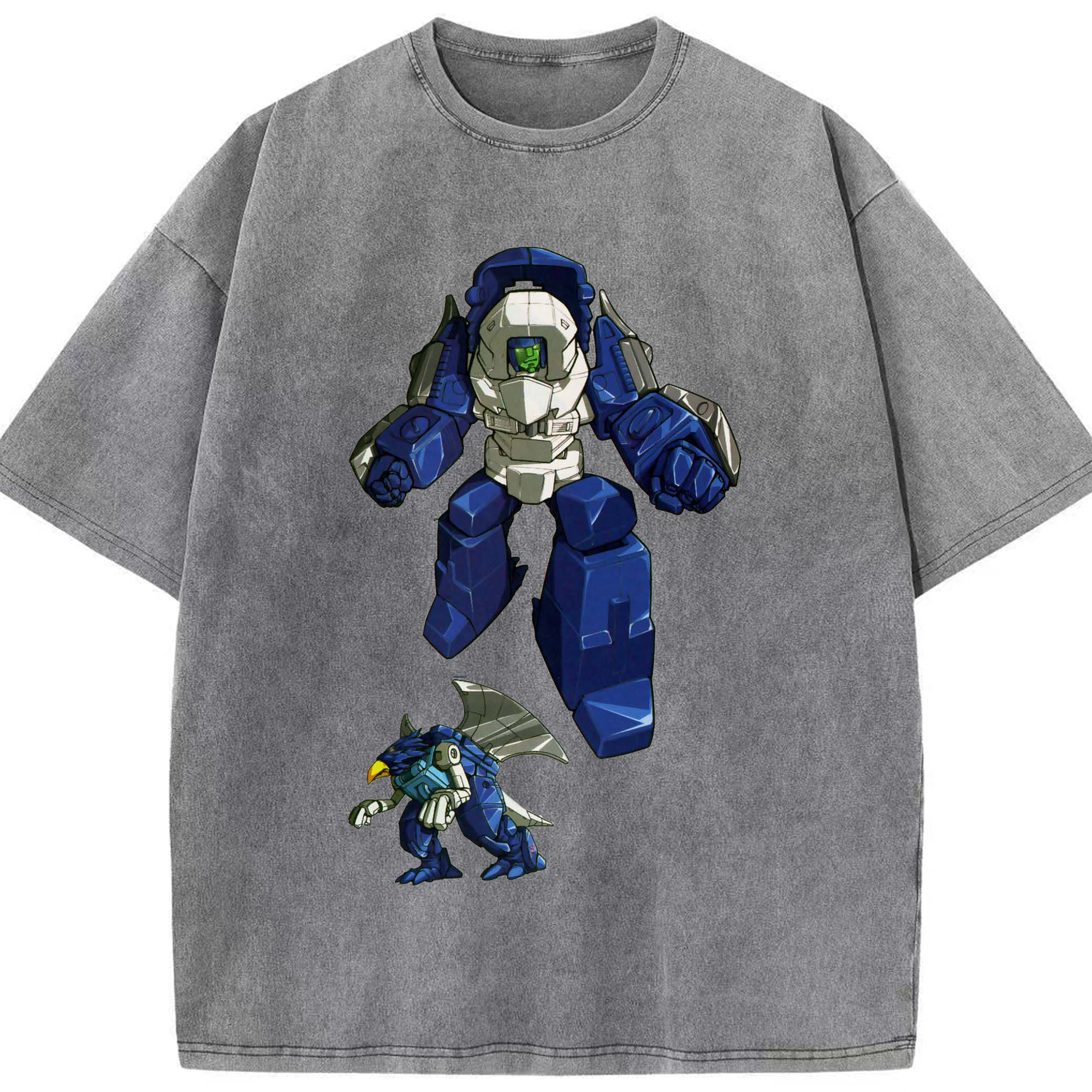 （画像用）  綿100% ヴィンテージ風 半袖Tシャツ（フロントプリント）