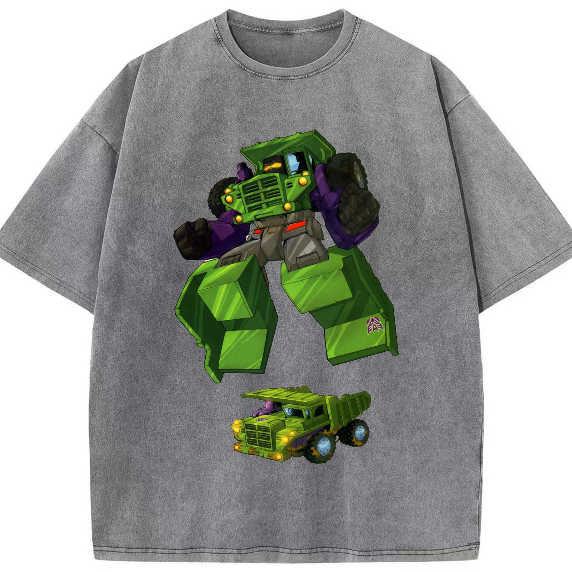 （画像用）  綿100% ヴィンテージ風 半袖Tシャツ（フロントプリント）