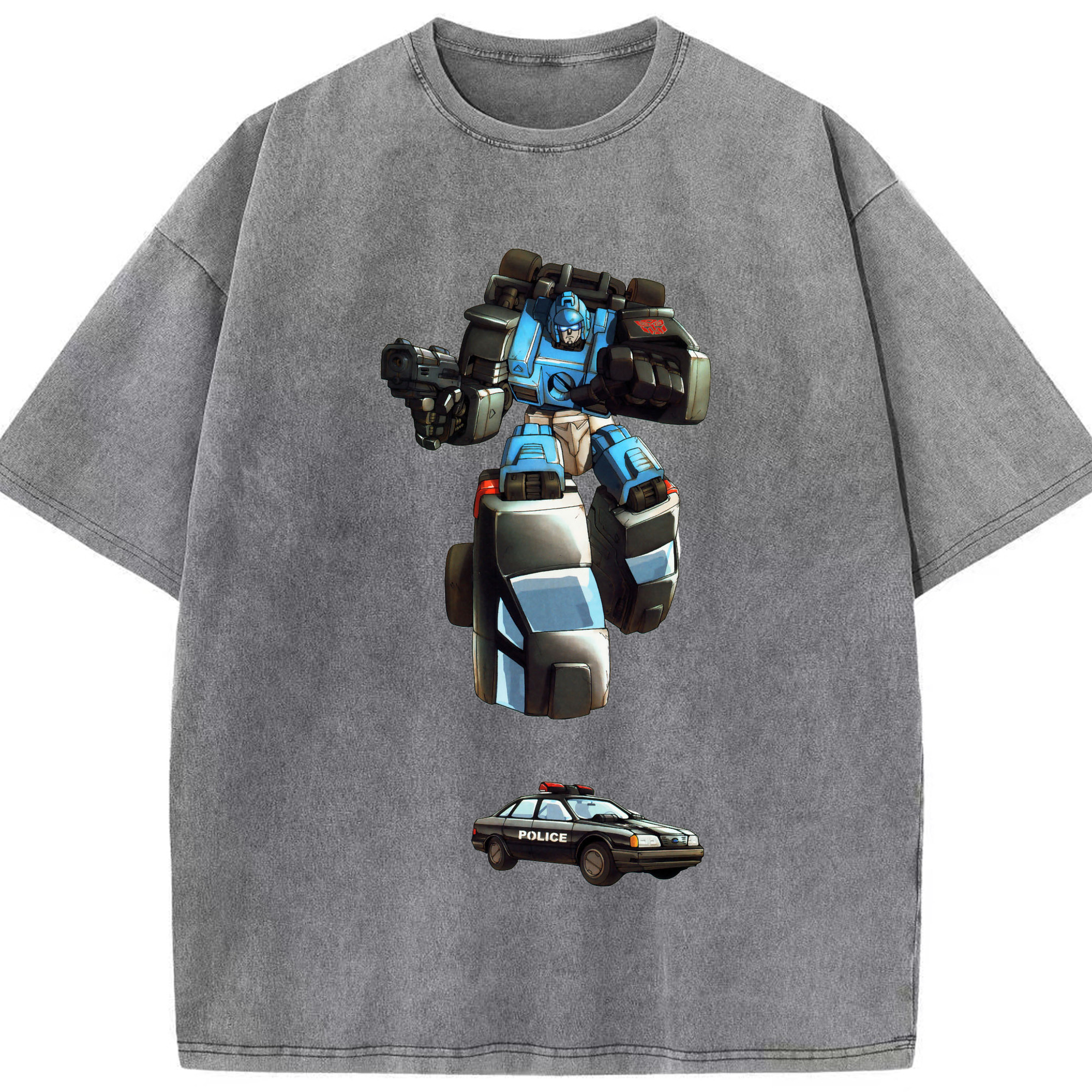 （画像用）  綿100% ヴィンテージ風 半袖Tシャツ（フロントプリント）