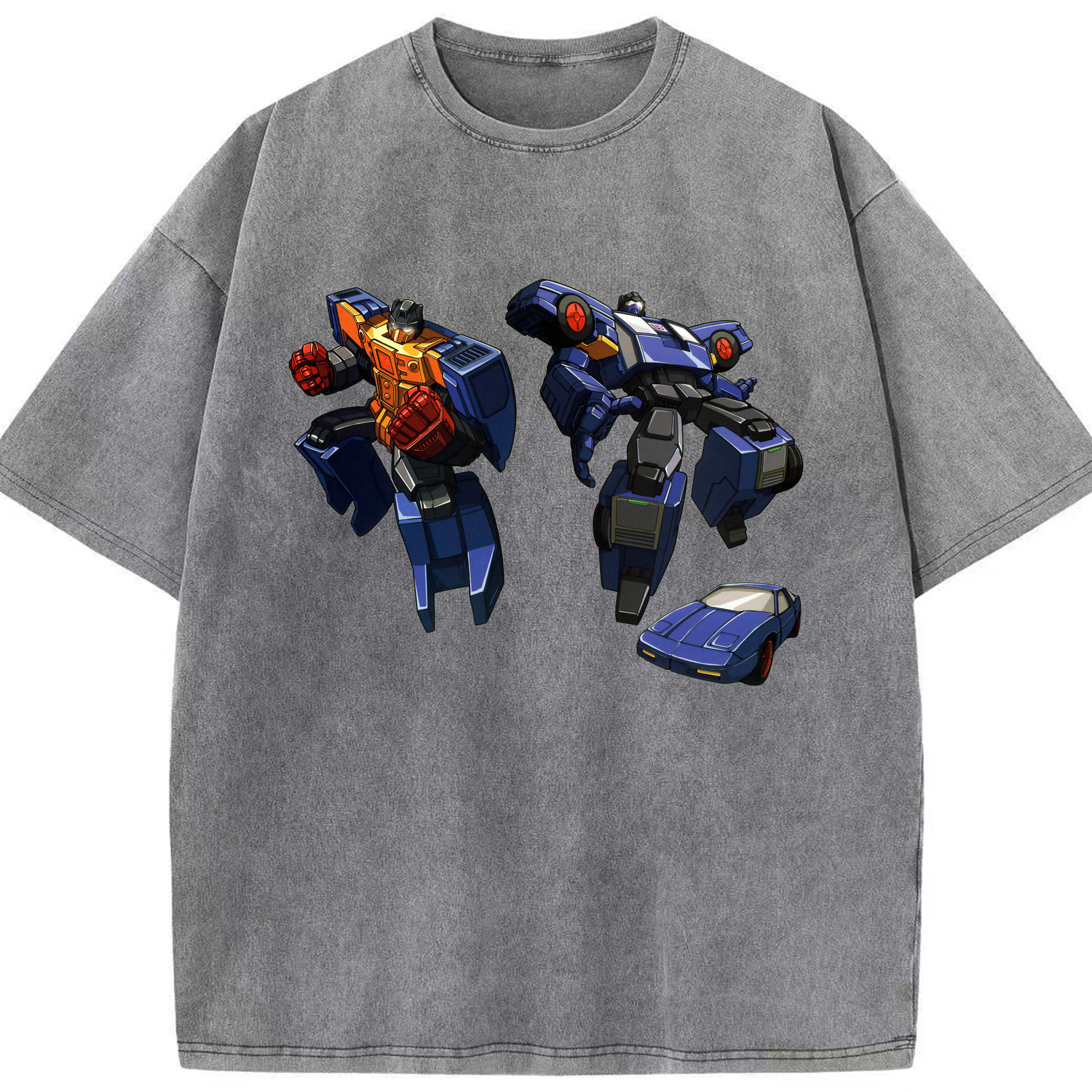 （画像用）  綿100% ヴィンテージ風 半袖Tシャツ（フロントプリント）
