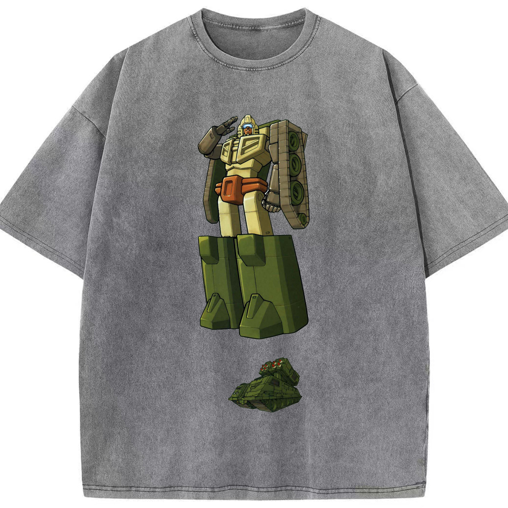 （画像用）  綿100% ヴィンテージ風 半袖Tシャツ（フロントプリント）