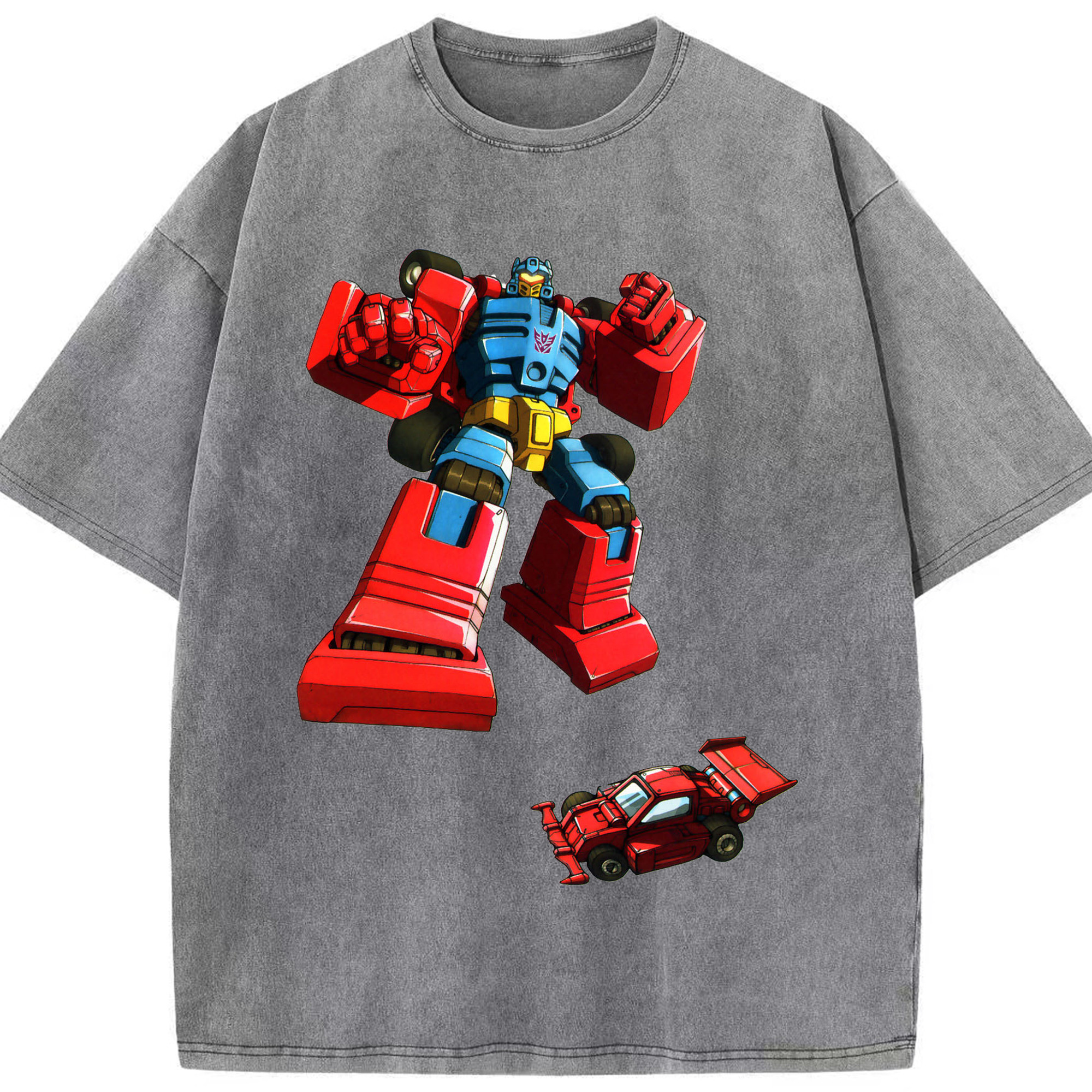 （画像用）  綿100% ヴィンテージ風 半袖Tシャツ（フロントプリント）