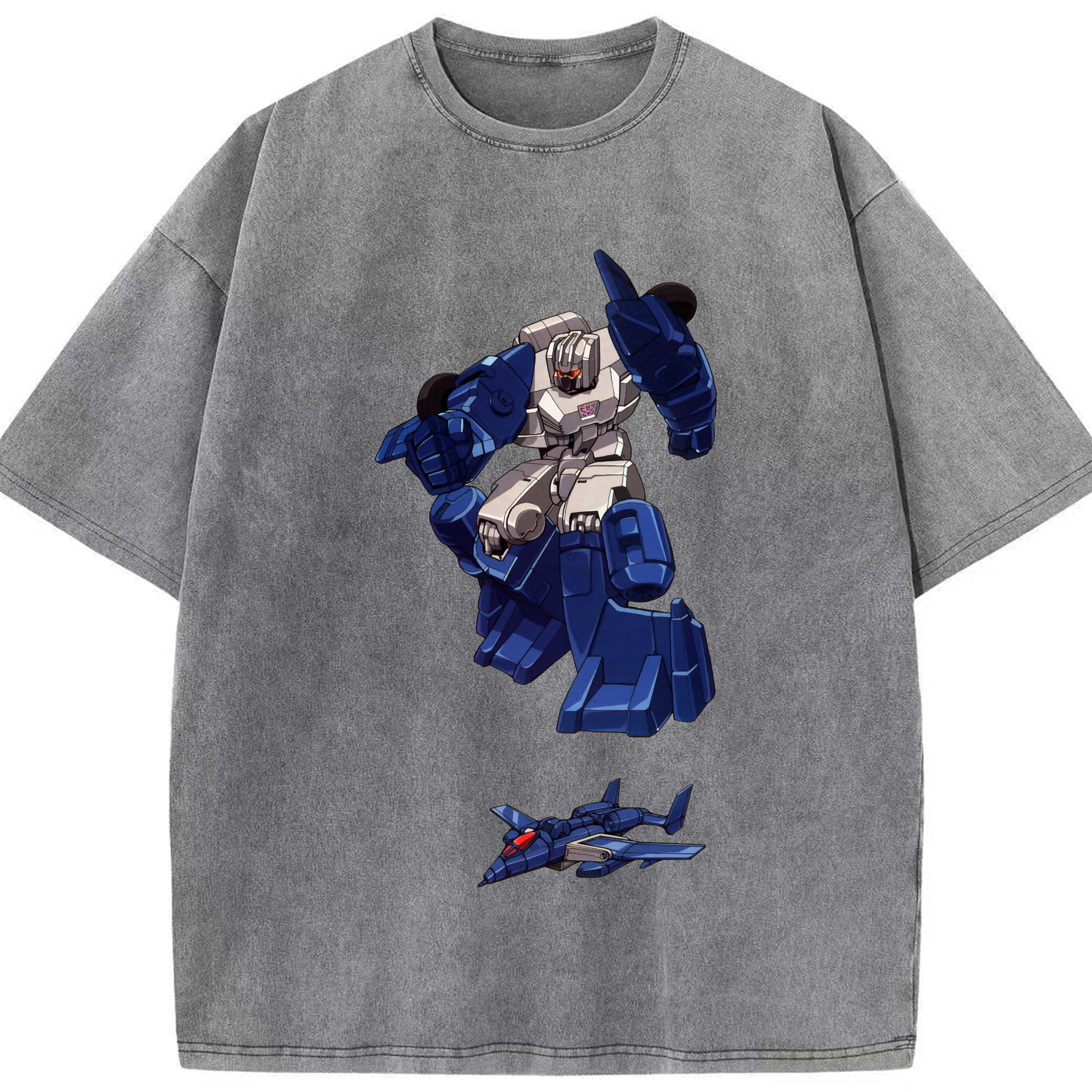 （画像用）  綿100% ヴィンテージ風 半袖Tシャツ（フロントプリント）