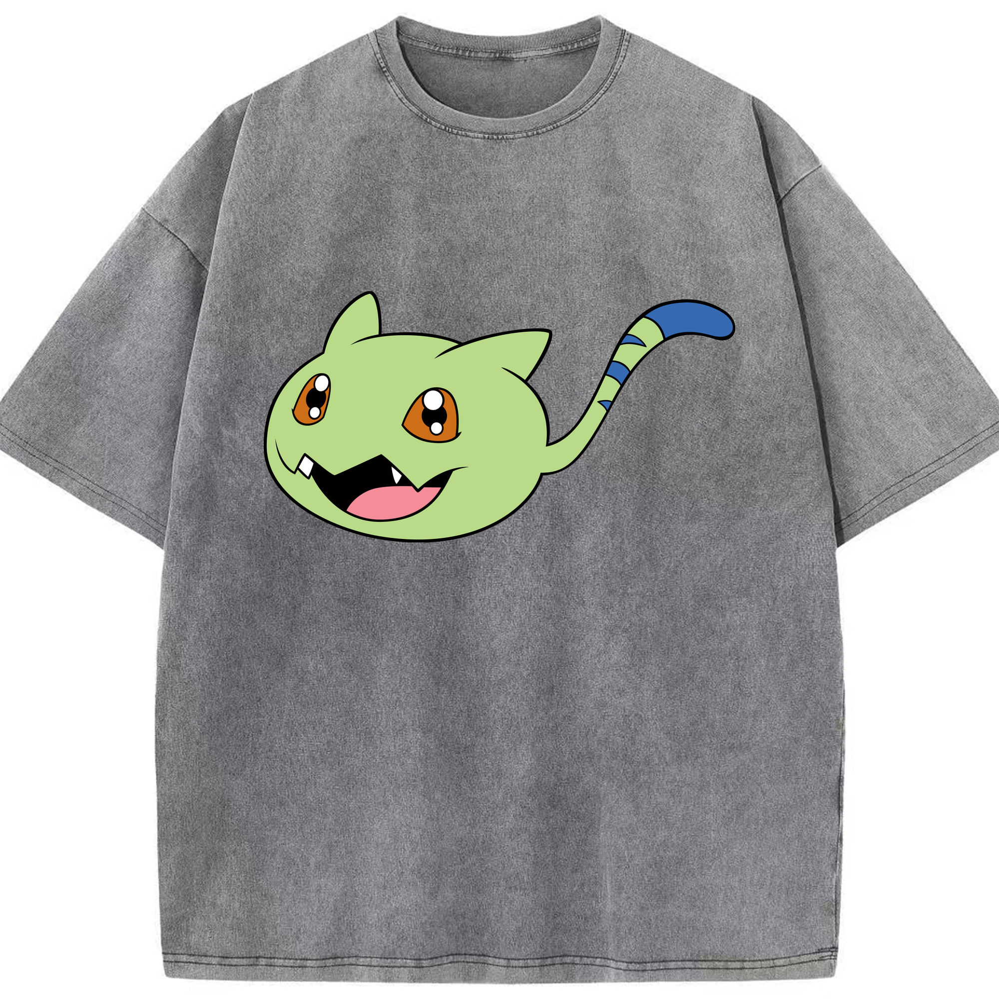 （画像用）  綿100% ヴィンテージ風 半袖Tシャツ（フロントプリント）
