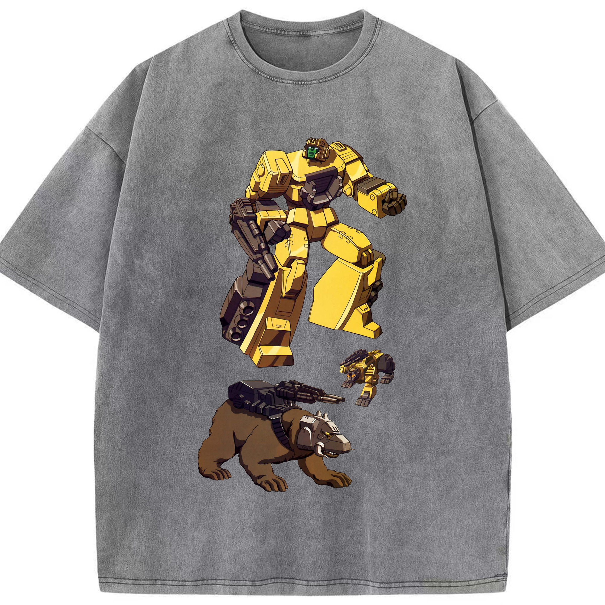 （画像用）  綿100% ヴィンテージ風 半袖Tシャツ（フロントプリント）