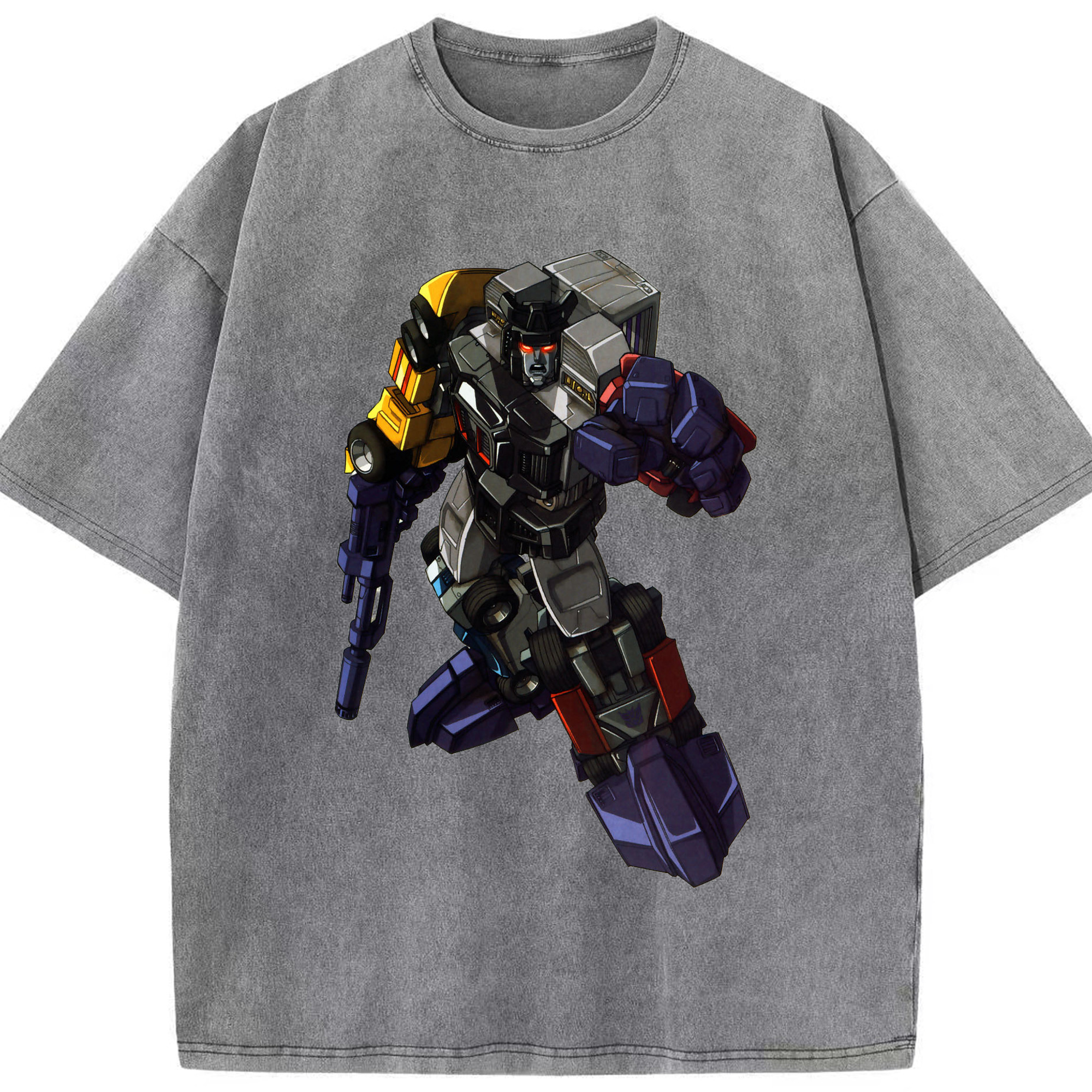 （画像用）  綿100% ヴィンテージ風 半袖Tシャツ（フロントプリント）
