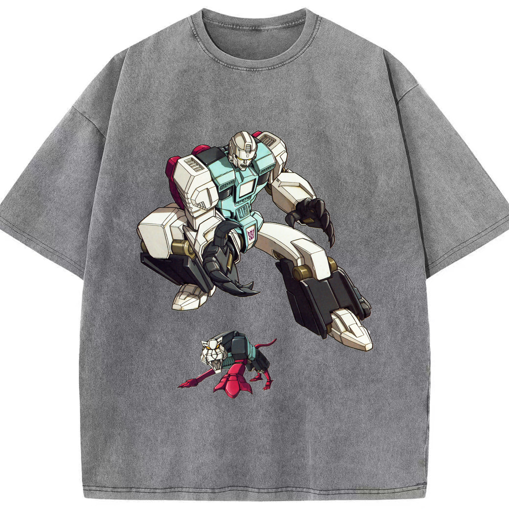 （画像用）  綿100% ヴィンテージ風 半袖Tシャツ（フロントプリント）