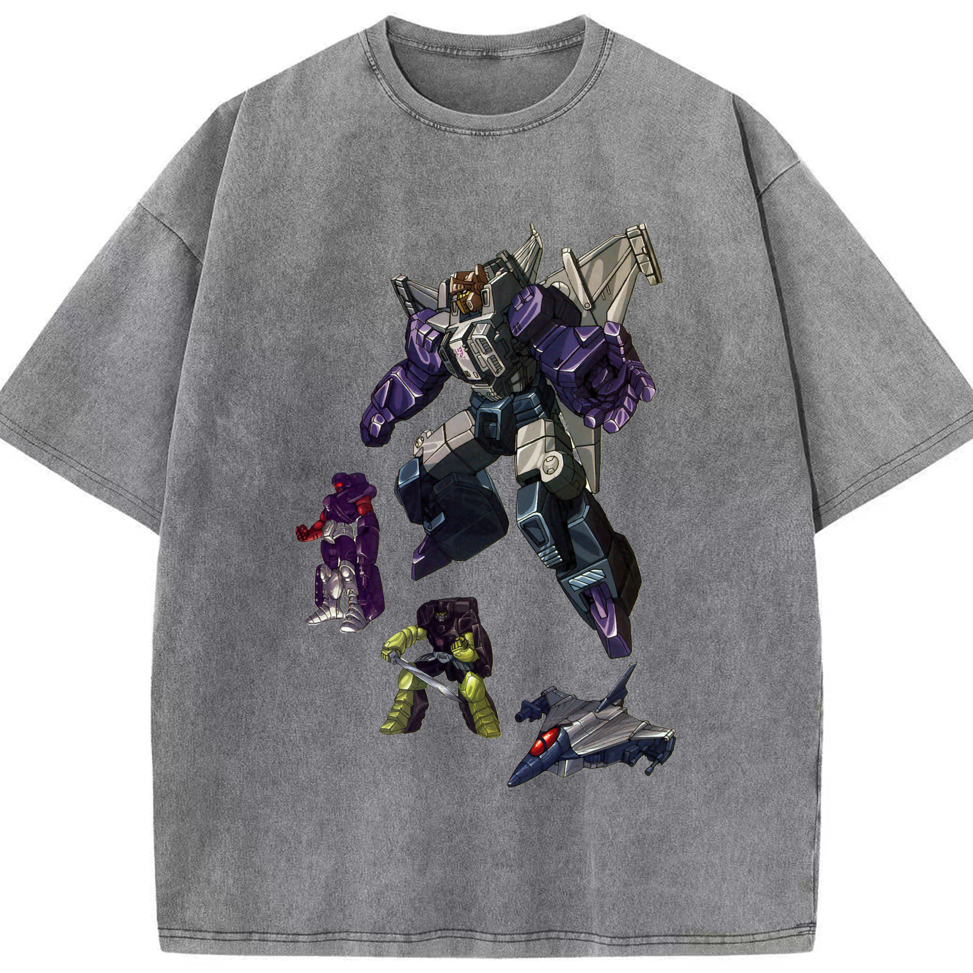 （画像用）  綿100% ヴィンテージ風 半袖Tシャツ（フロントプリント）
