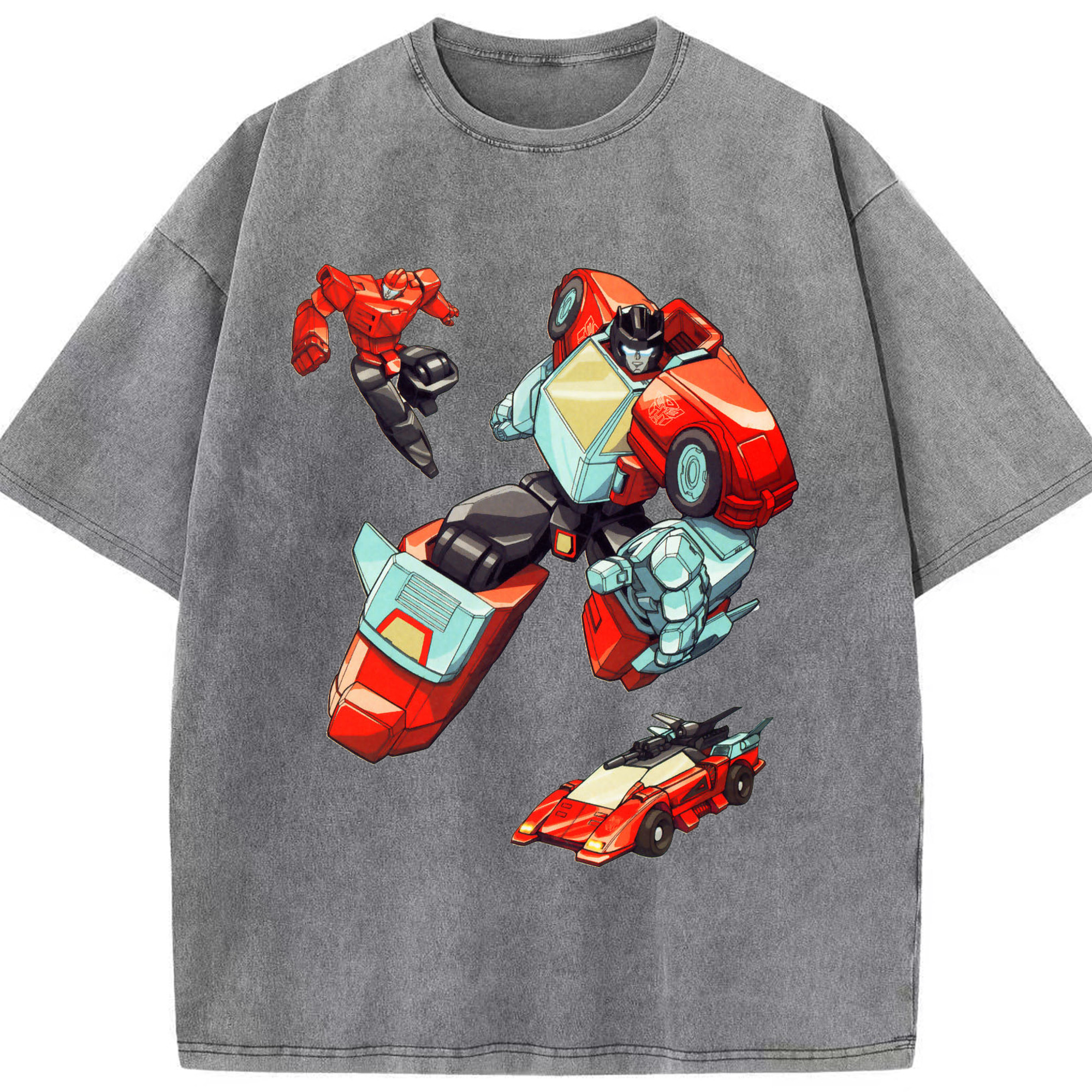 （画像用）  綿100% ヴィンテージ風 半袖Tシャツ（フロントプリント）
