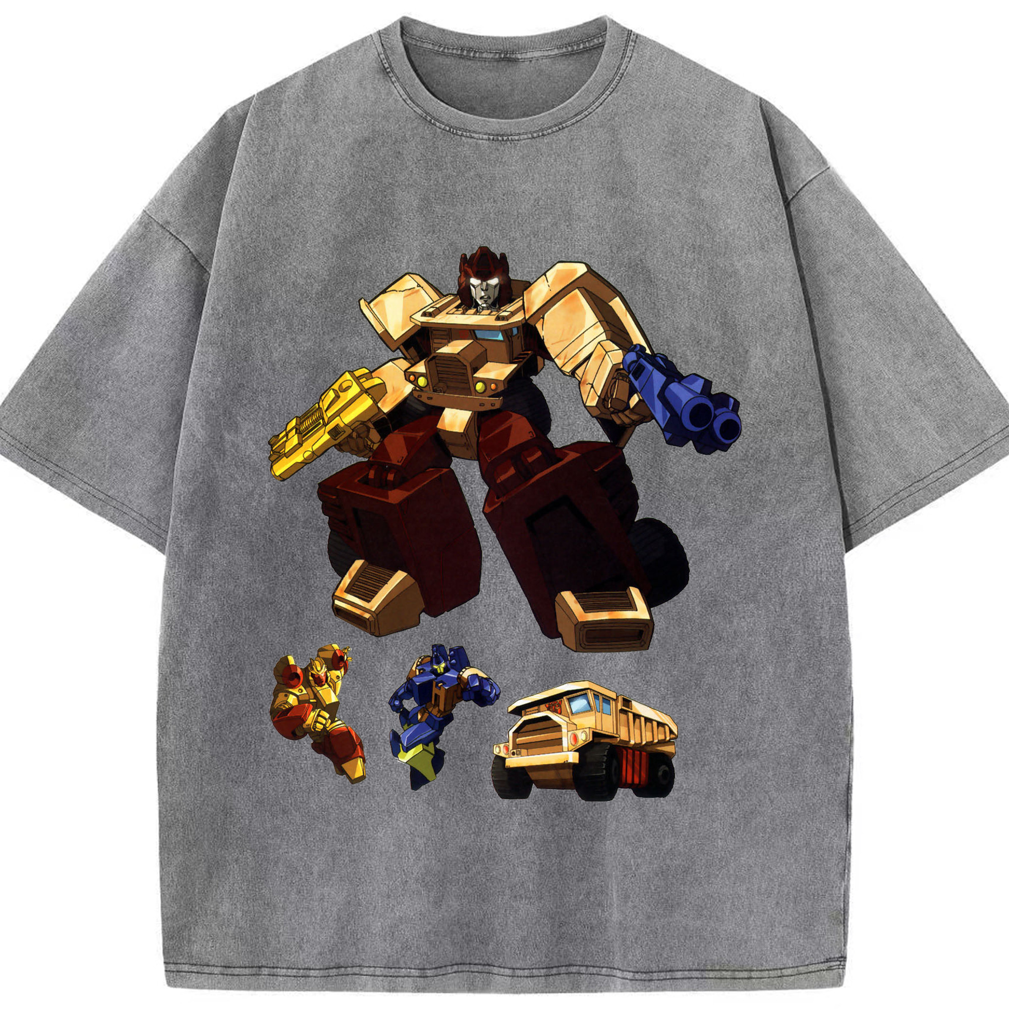 （画像用）  綿100% ヴィンテージ風 半袖Tシャツ（フロントプリント）