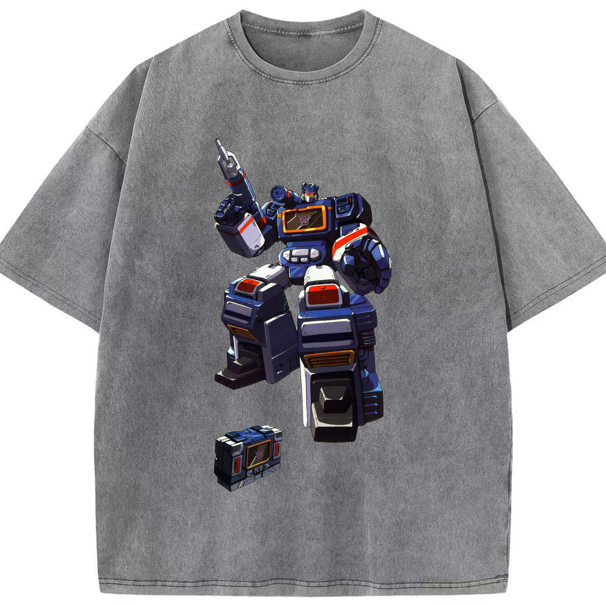 （画像用）  綿100% ヴィンテージ風 半袖Tシャツ（フロントプリント）