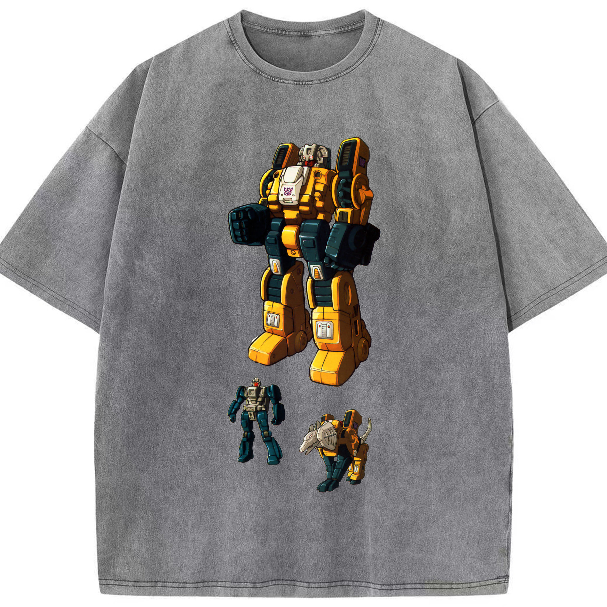 （画像用）  綿100% ヴィンテージ風 半袖Tシャツ（フロントプリント）