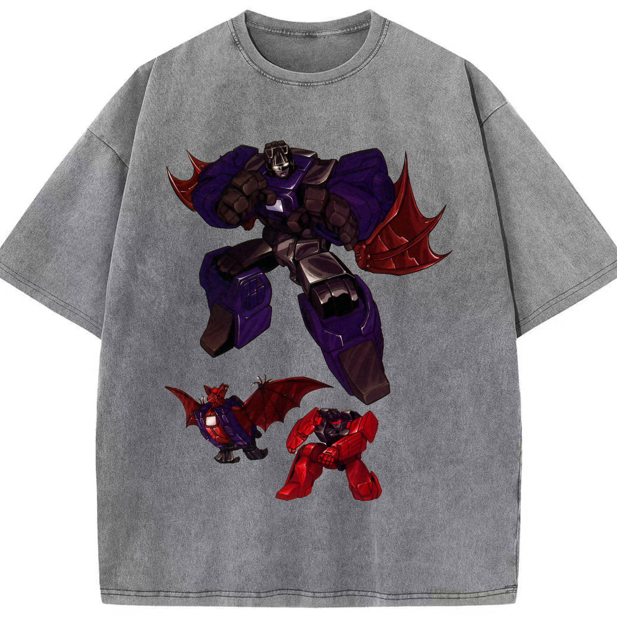（画像用）  綿100% ヴィンテージ風 半袖Tシャツ（フロントプリント）