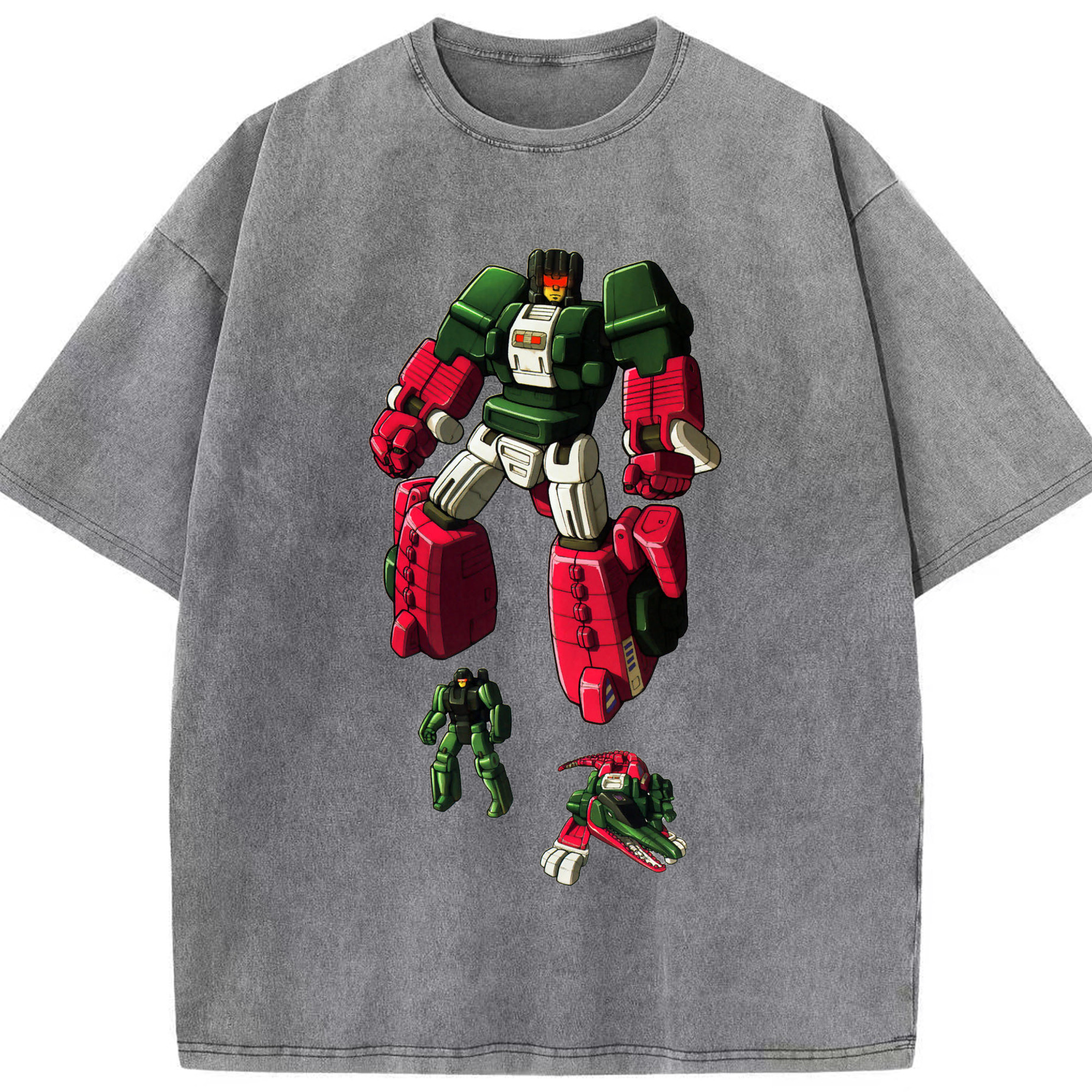 （画像用）  綿100% ヴィンテージ風 半袖Tシャツ（フロントプリント）