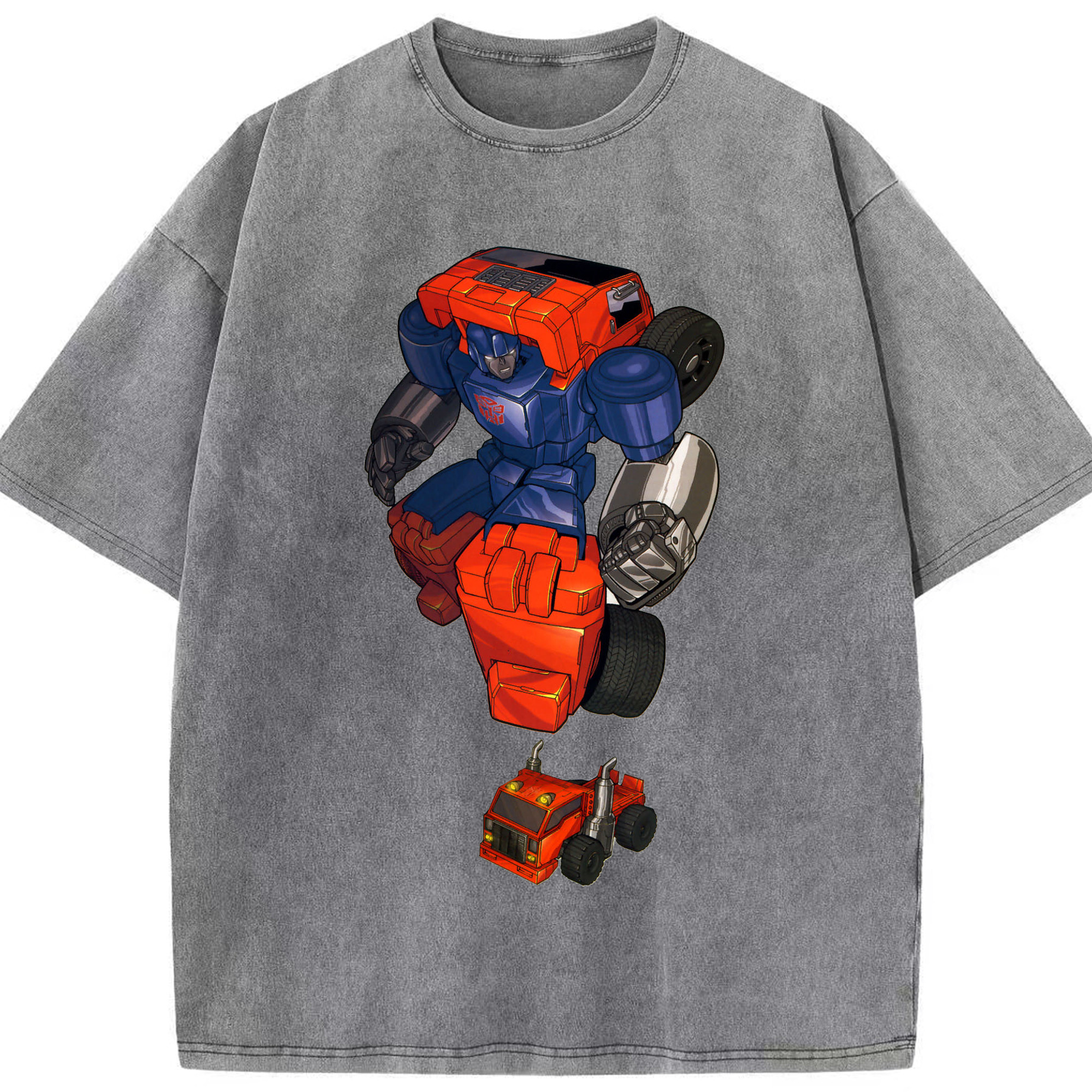 （画像用）  綿100% ヴィンテージ風 半袖Tシャツ（フロントプリント）
