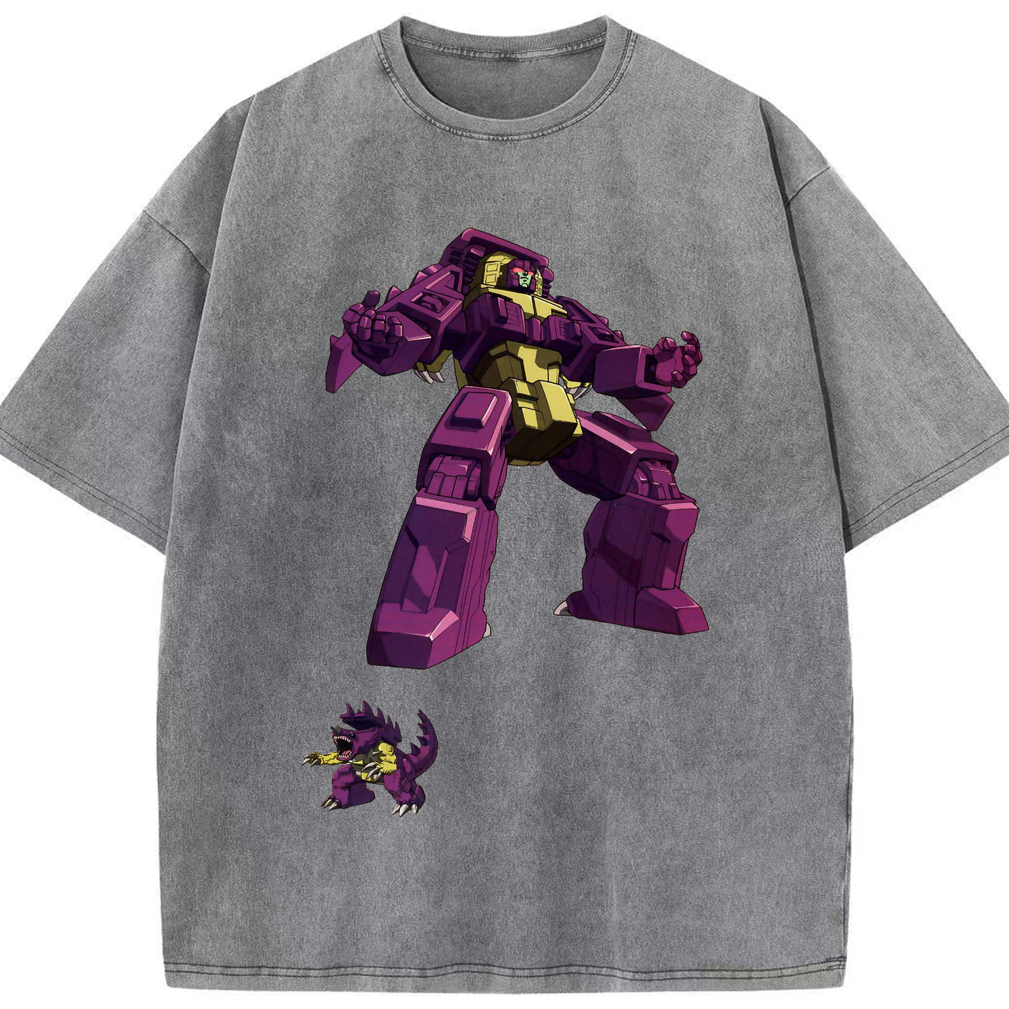 （画像用）  綿100% ヴィンテージ風 半袖Tシャツ（フロントプリント）