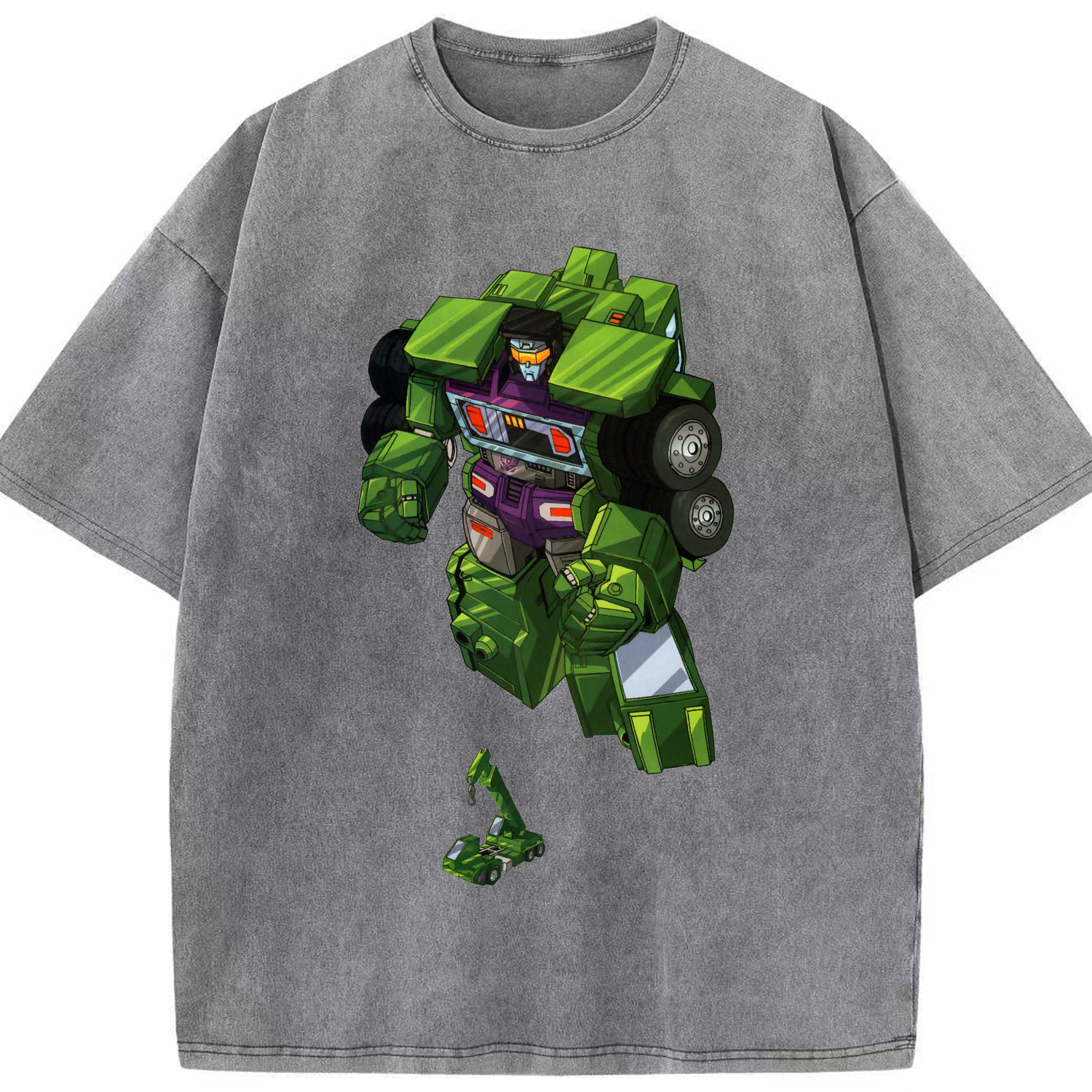 （画像用）  綿100% ヴィンテージ風 半袖Tシャツ（フロントプリント）