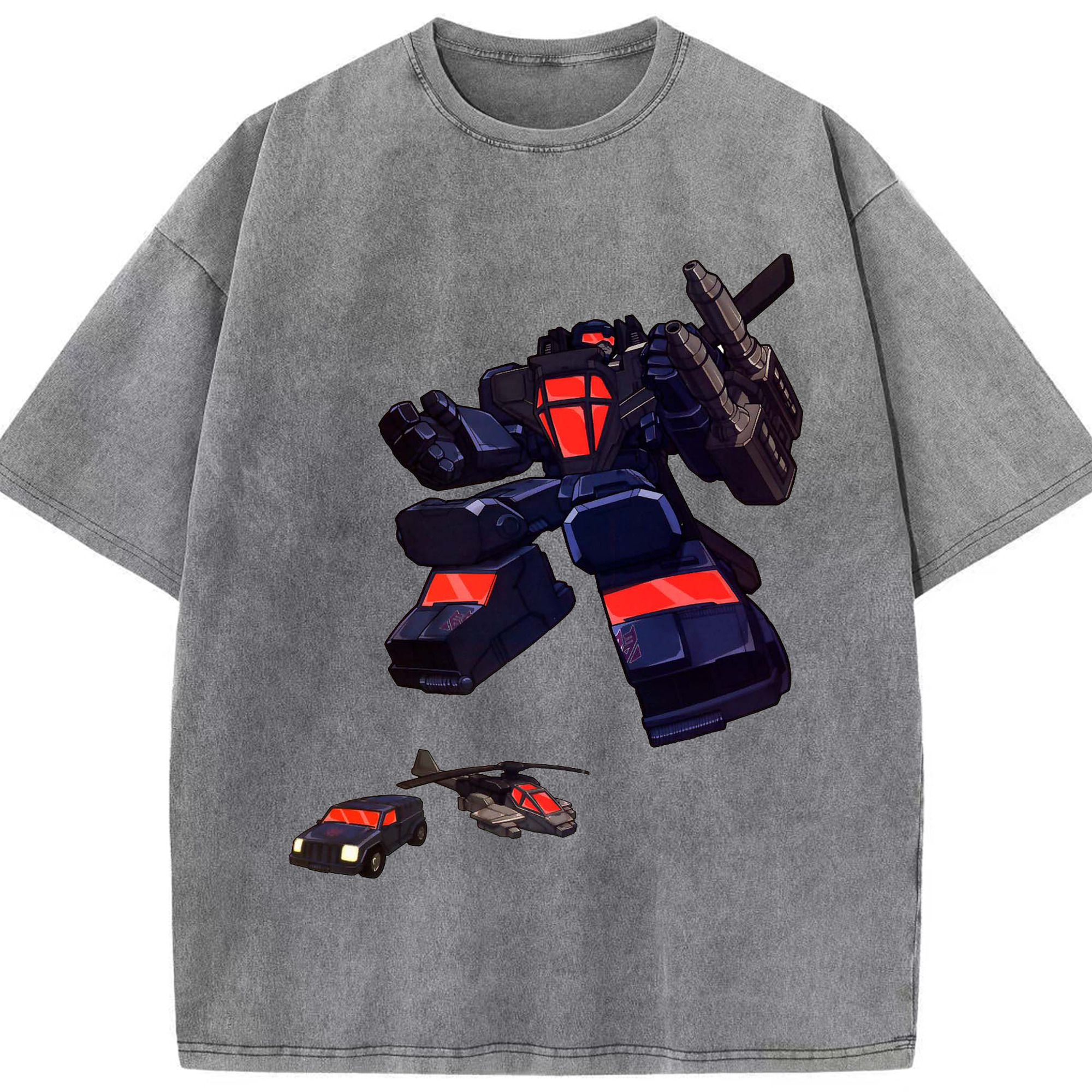 （画像用）  綿100% ヴィンテージ風 半袖Tシャツ（フロントプリント）
