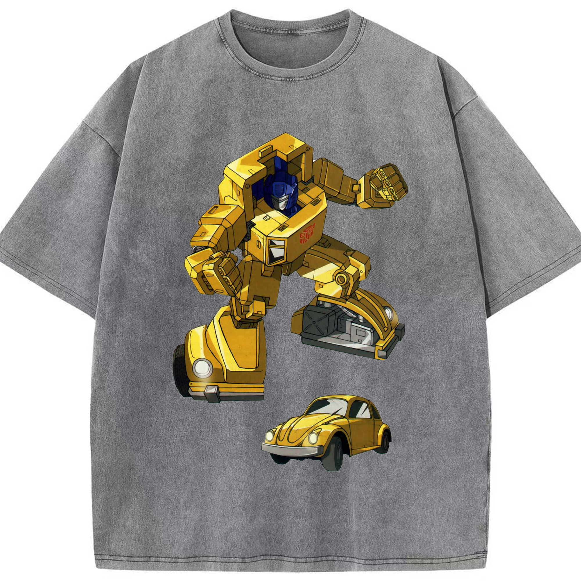 （画像用）  綿100% ヴィンテージ風 半袖Tシャツ（フロントプリント）