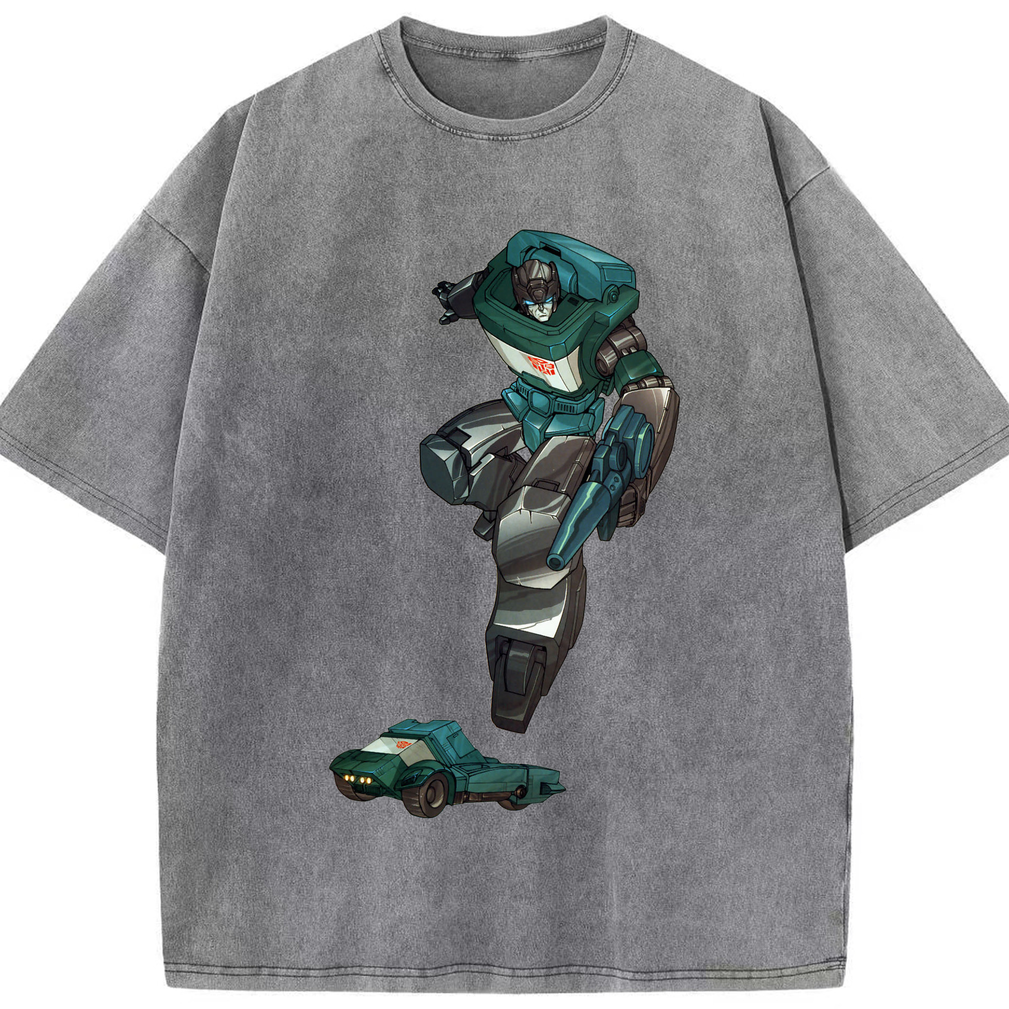 （画像用）  綿100% ヴィンテージ風 半袖Tシャツ（フロントプリント）