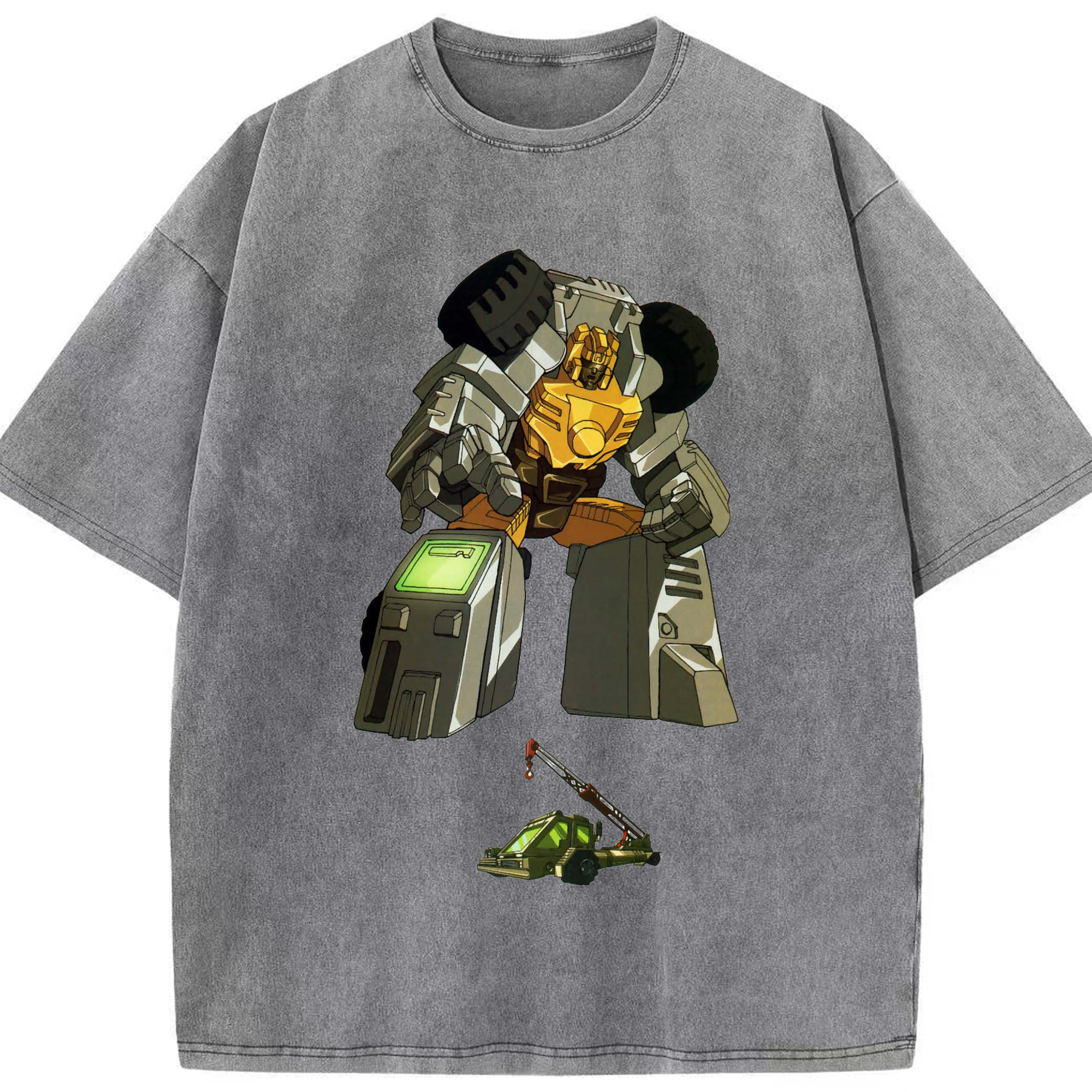 （画像用）  綿100% ヴィンテージ風 半袖Tシャツ（フロントプリント）