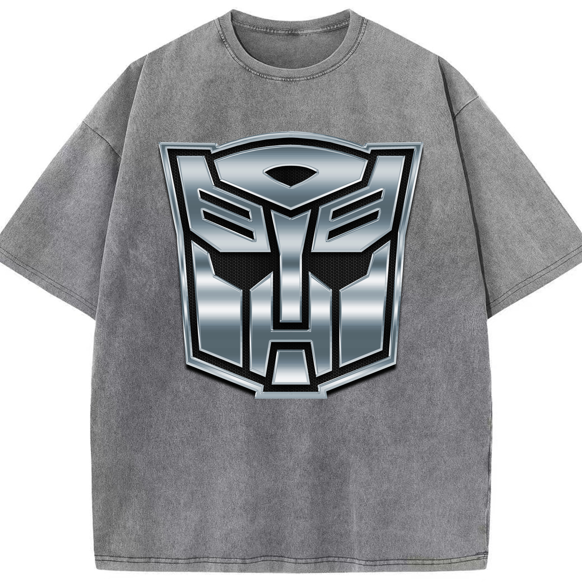 （画像用）  綿100% ヴィンテージ風 半袖Tシャツ（フロントプリント）