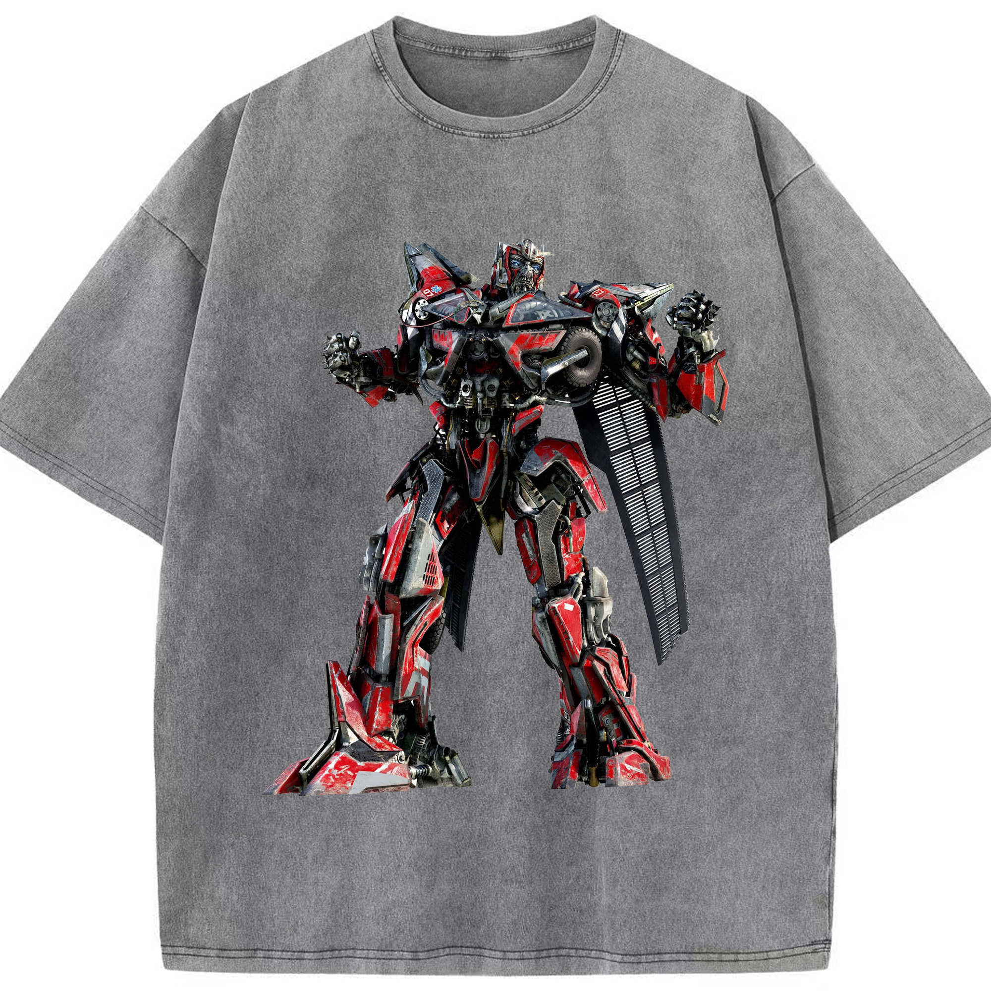 （画像用）  綿100% ヴィンテージ風 半袖Tシャツ（フロントプリント）