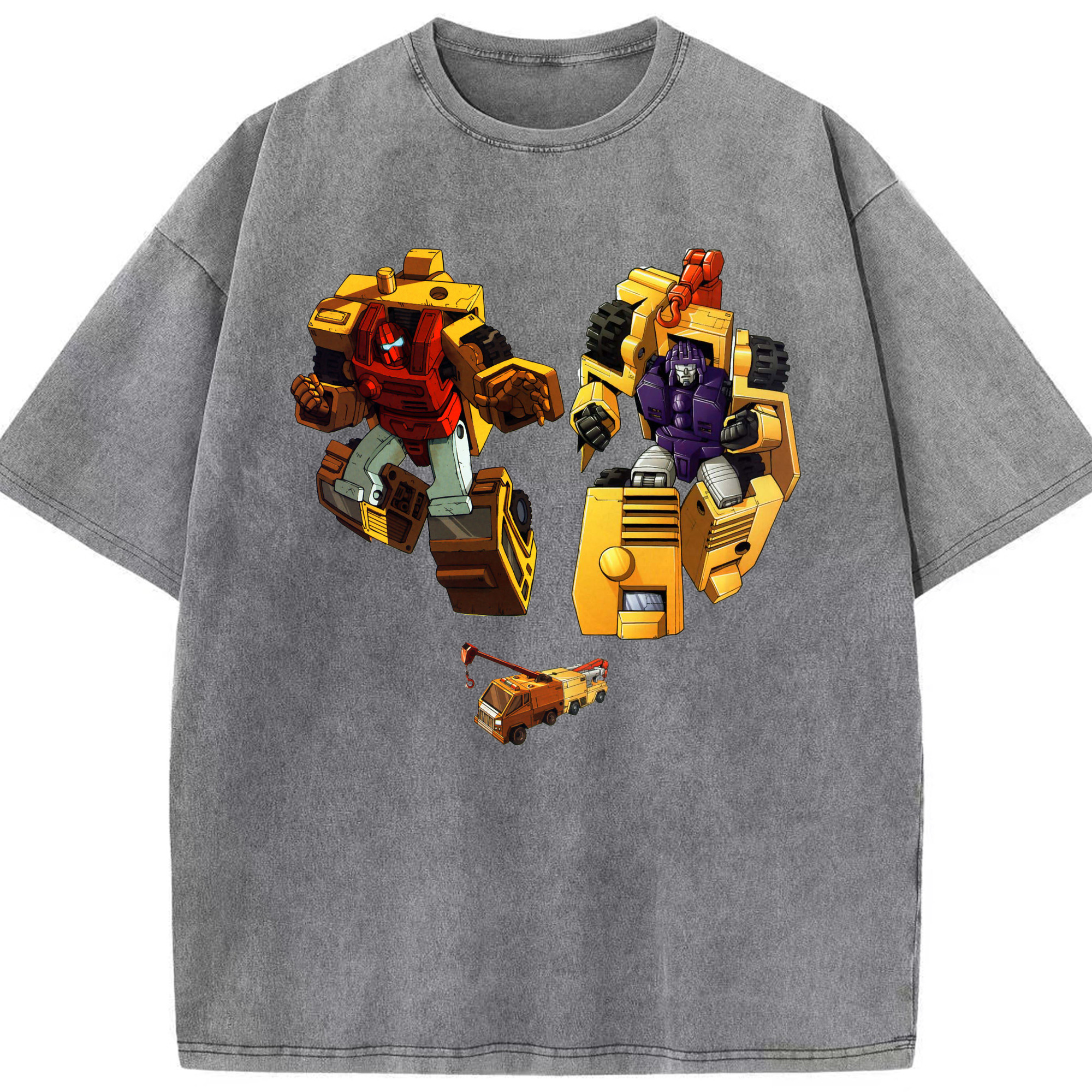 （画像用）  綿100% ヴィンテージ風 半袖Tシャツ（フロントプリント）