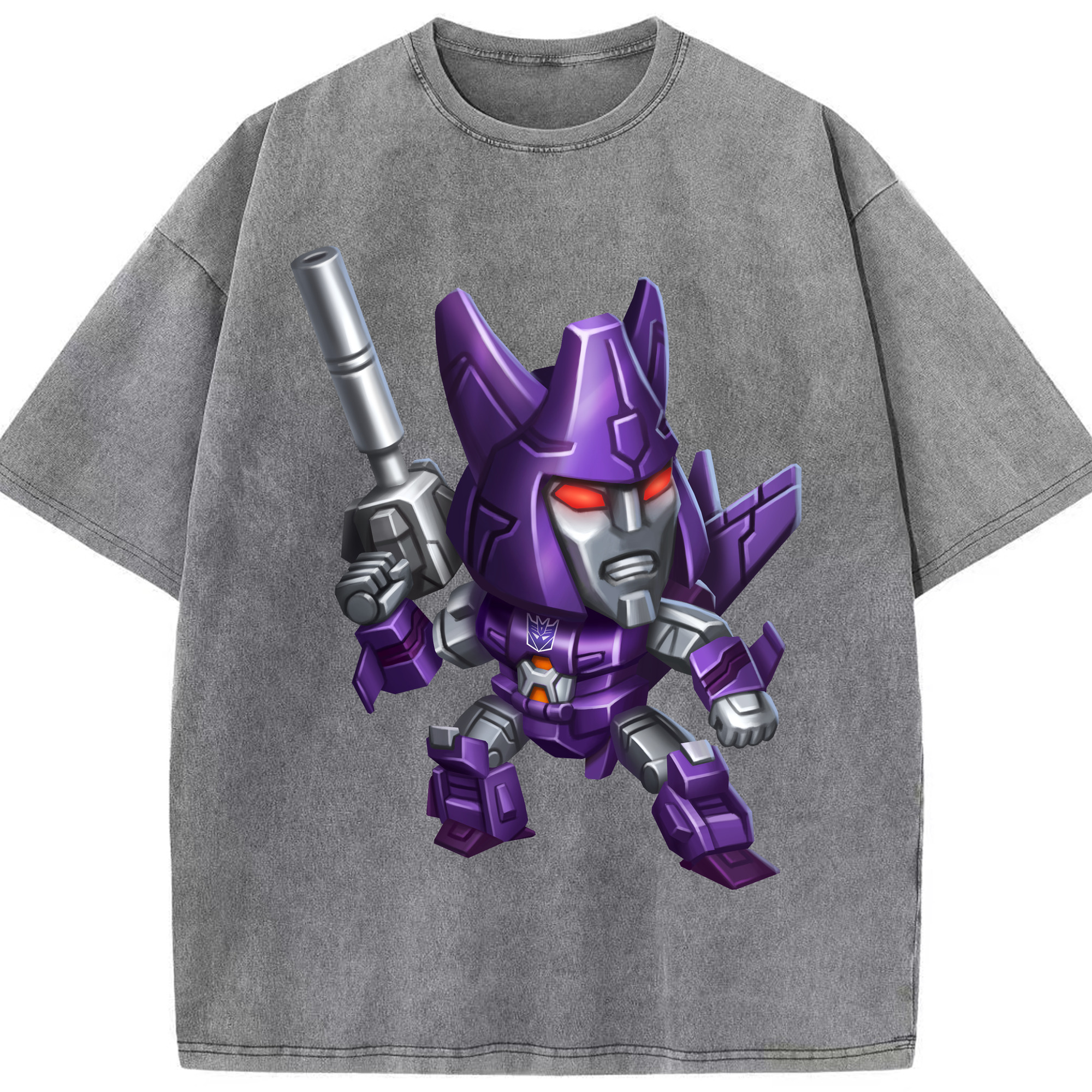 （画像用）  綿100% ヴィンテージ風 半袖Tシャツ（フロントプリント）