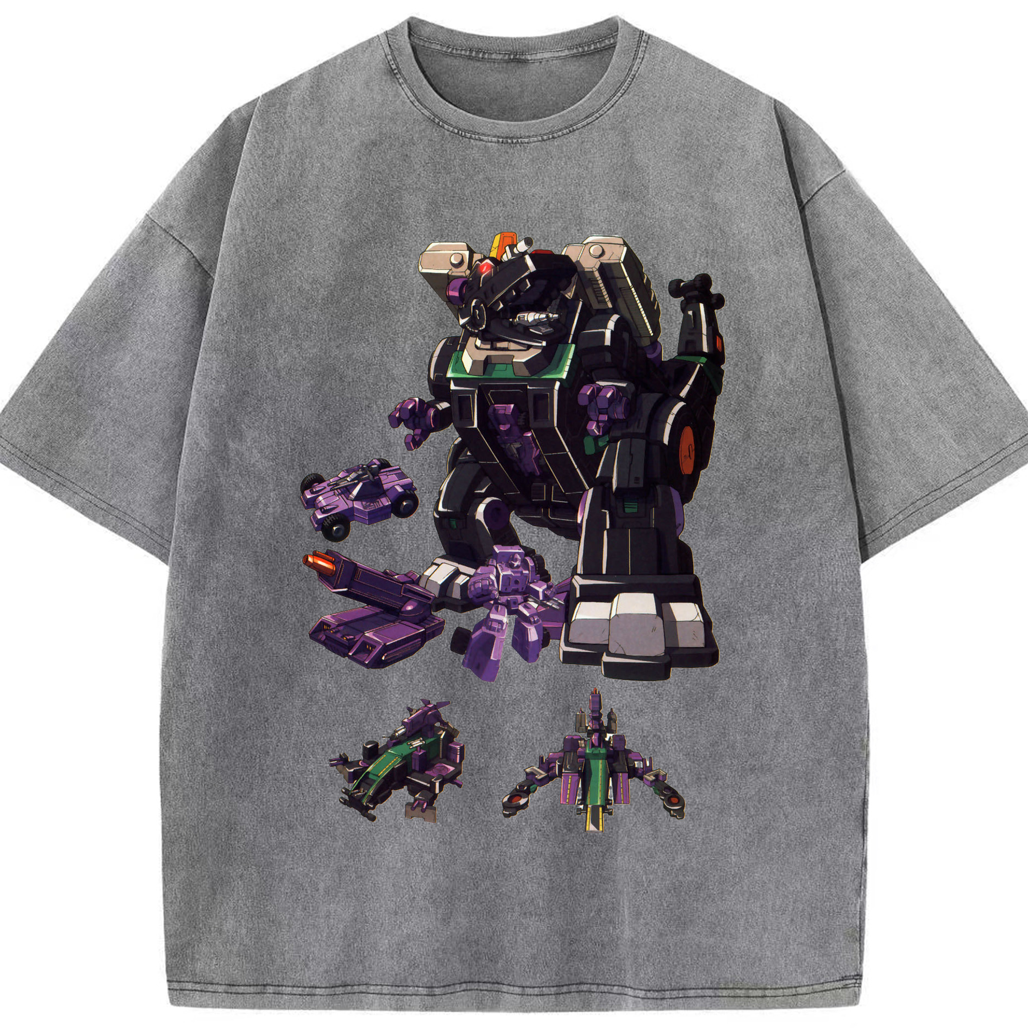 （画像用）  綿100% ヴィンテージ風 半袖Tシャツ（フロントプリント）