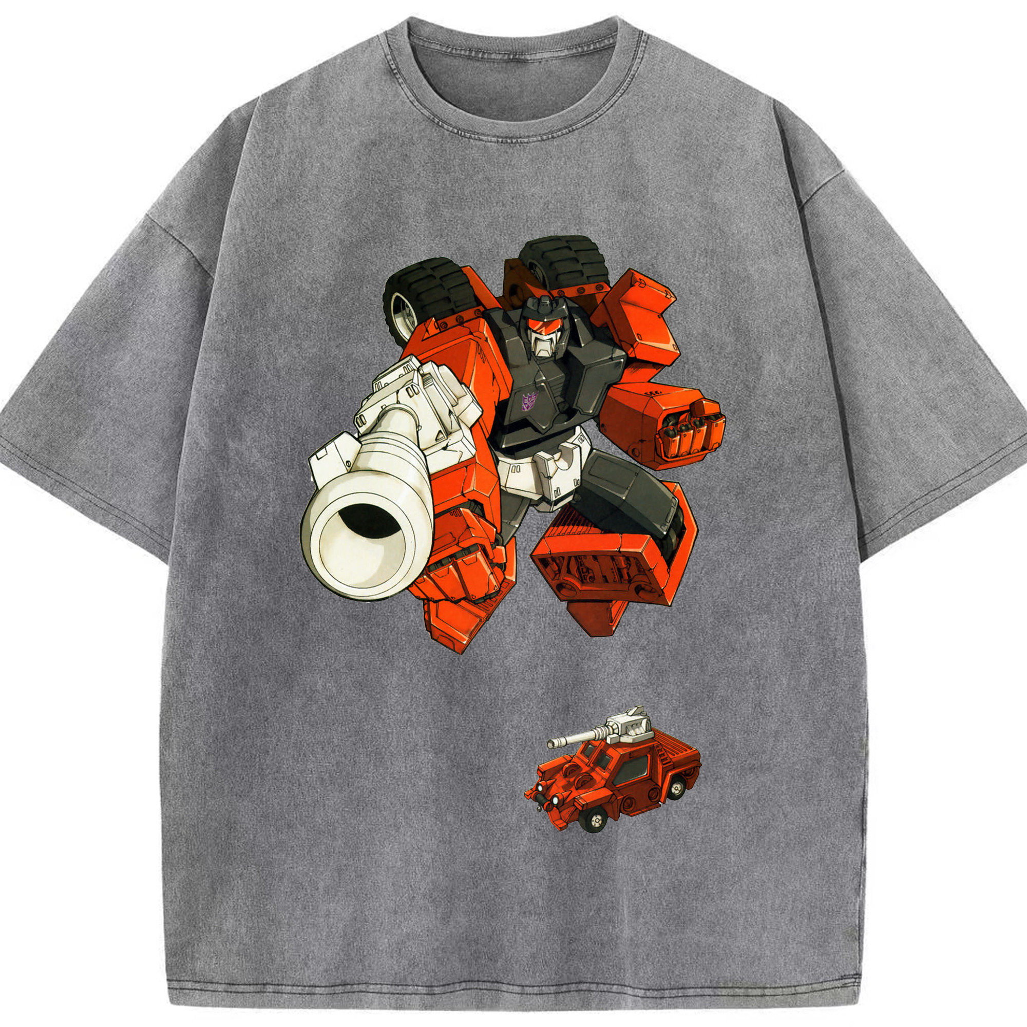 （画像用）  綿100% ヴィンテージ風 半袖Tシャツ（フロントプリント）