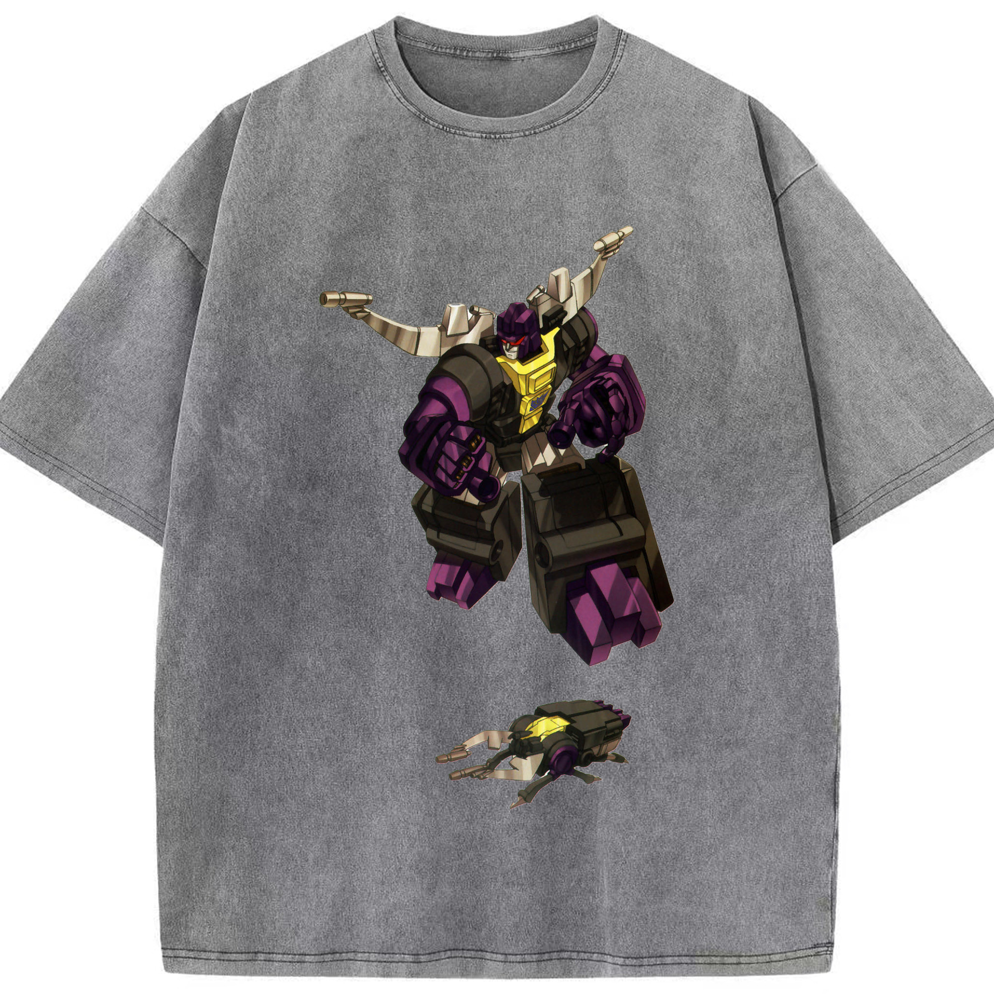 （画像用）  綿100% ヴィンテージ風 半袖Tシャツ（フロントプリント）