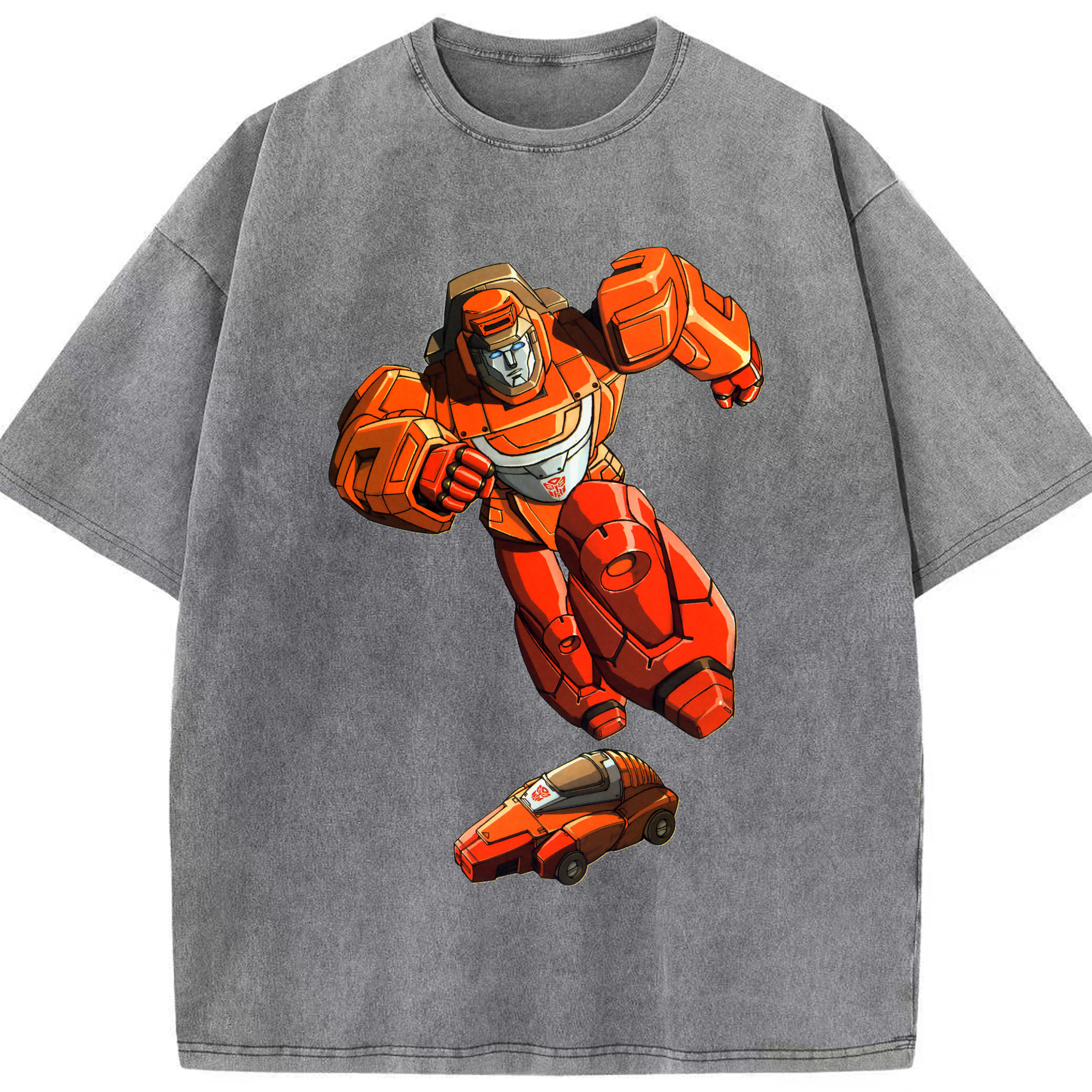 （画像用）  綿100% ヴィンテージ風 半袖Tシャツ（フロントプリント）