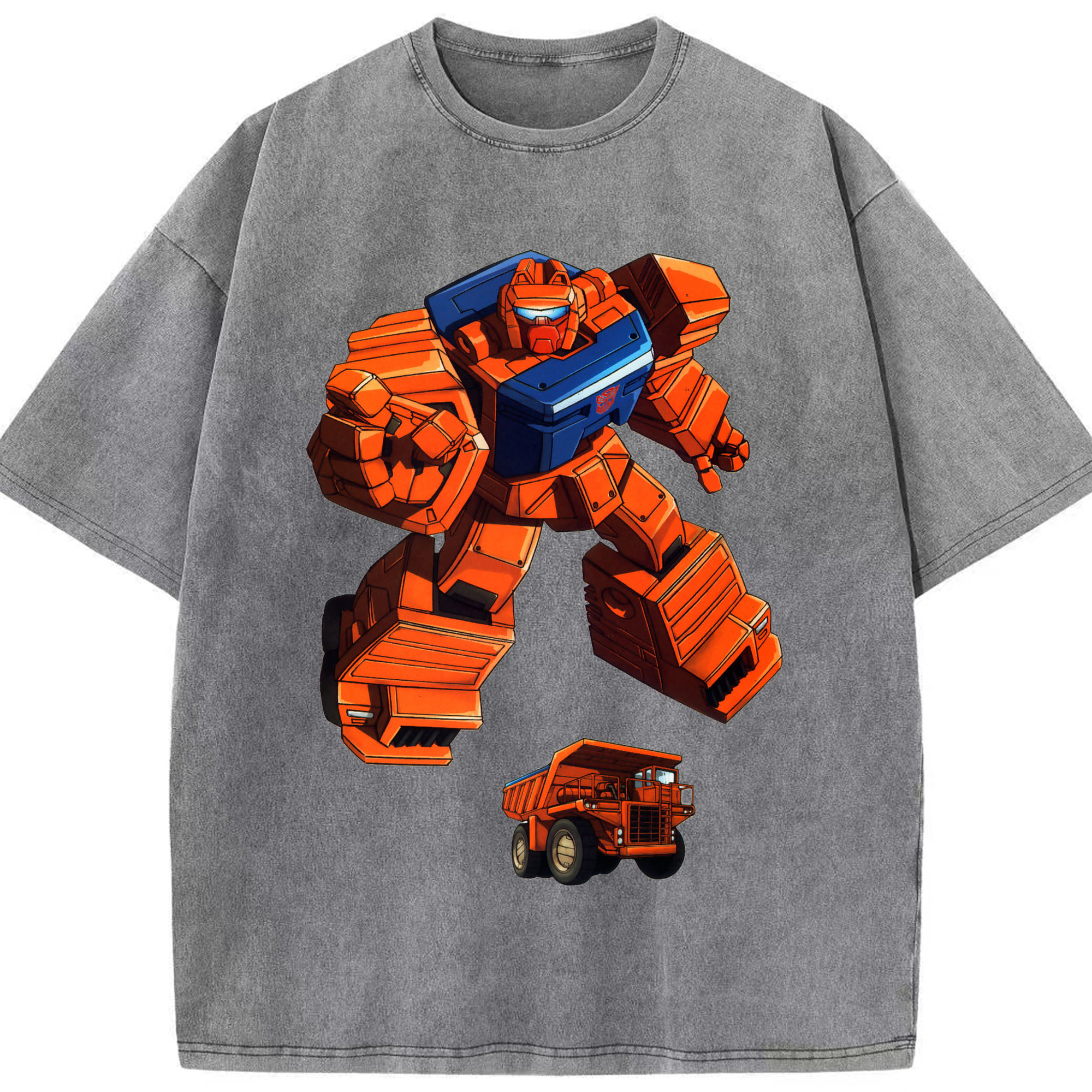 （画像用）  綿100% ヴィンテージ風 半袖Tシャツ（フロントプリント）