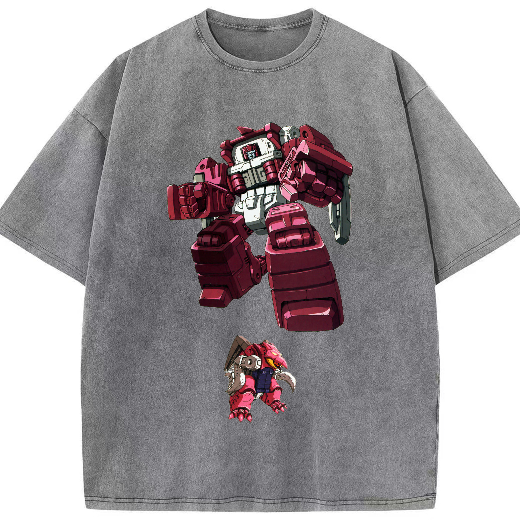 （画像用）  綿100% ヴィンテージ風 半袖Tシャツ（フロントプリント）