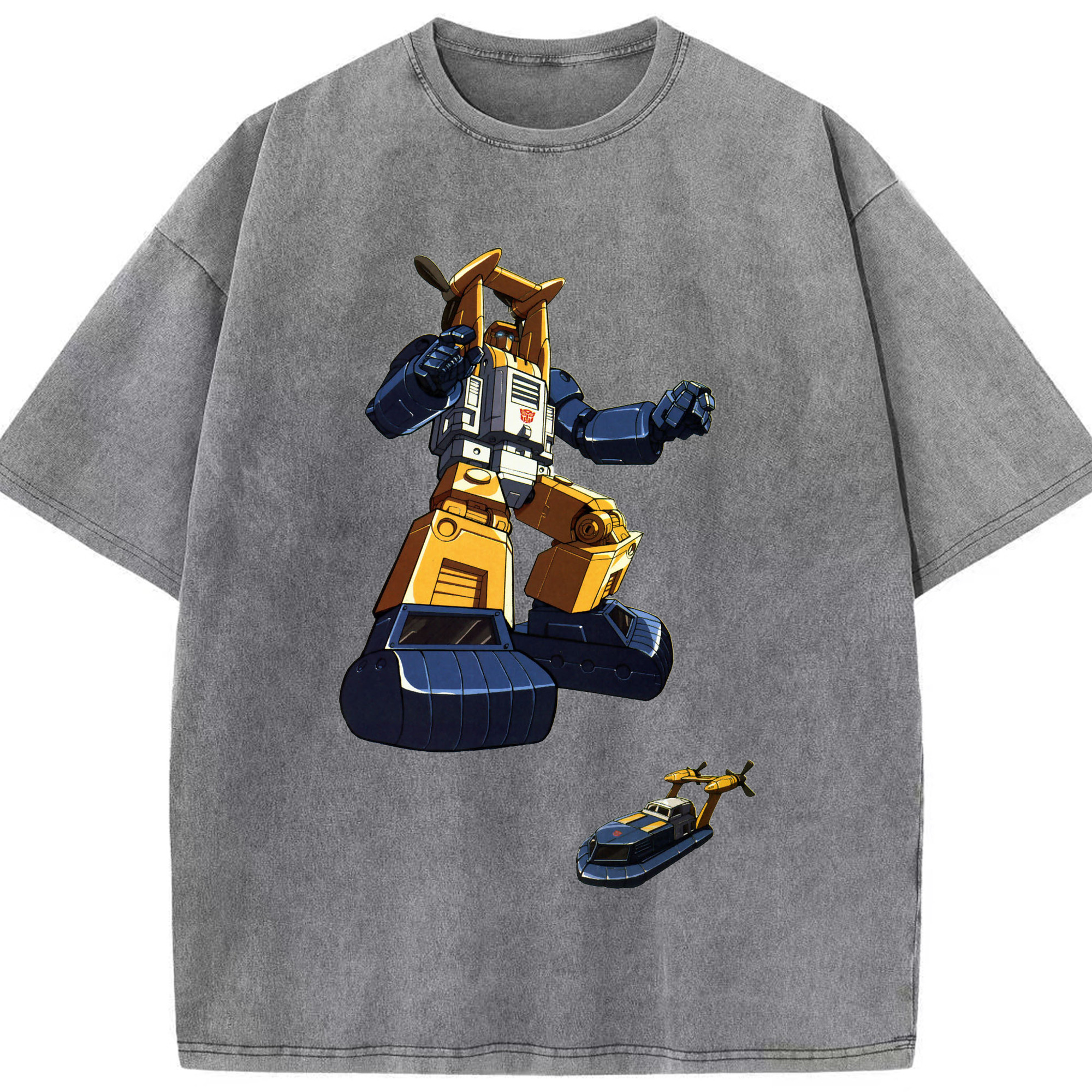 （画像用）  綿100% ヴィンテージ風 半袖Tシャツ（フロントプリント）