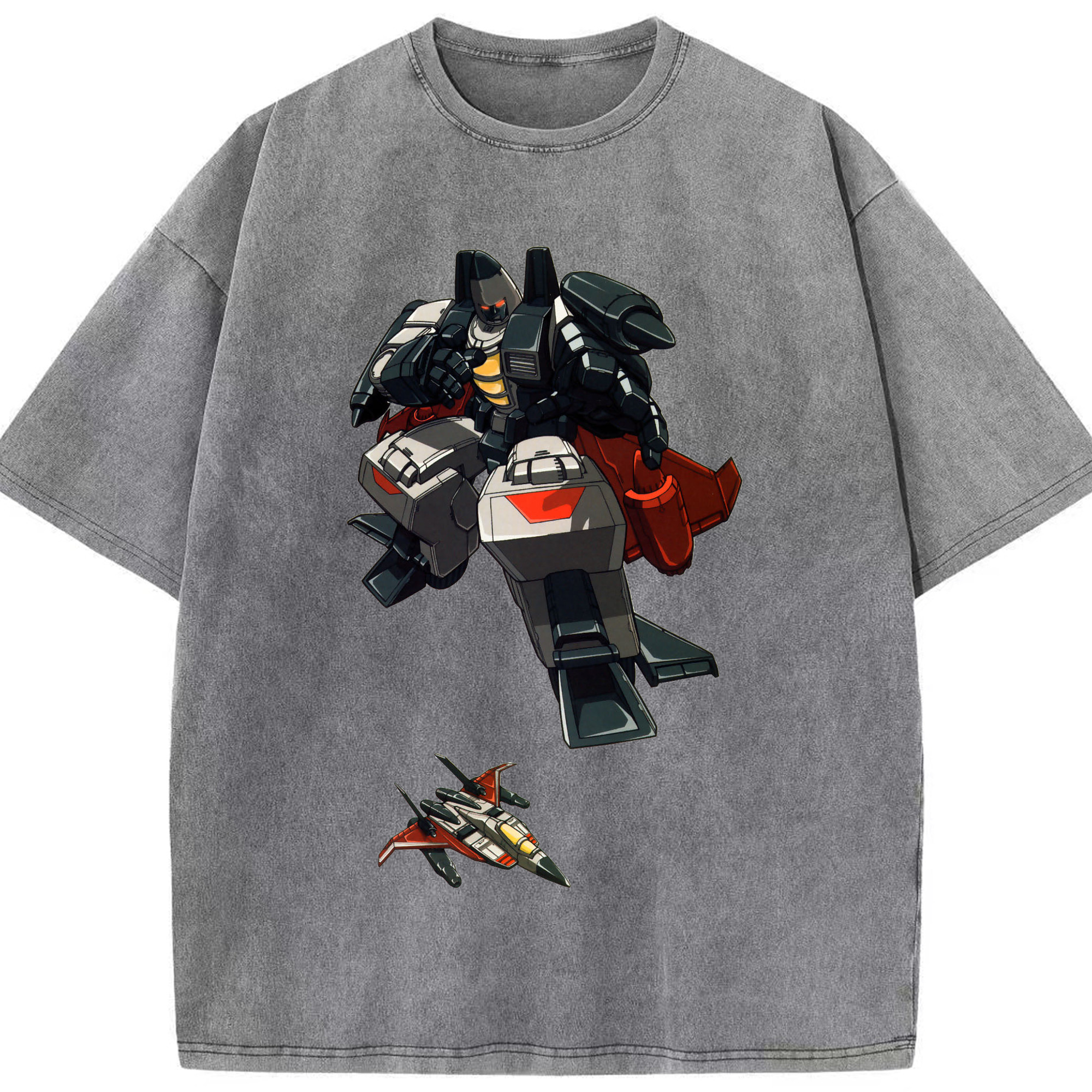 （画像用）  綿100% ヴィンテージ風 半袖Tシャツ（フロントプリント）