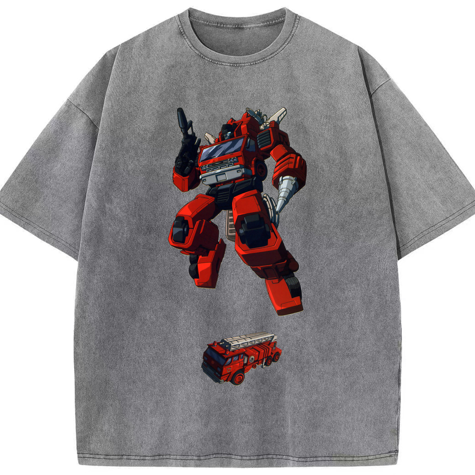 （画像用）  綿100% ヴィンテージ風 半袖Tシャツ（フロントプリント）