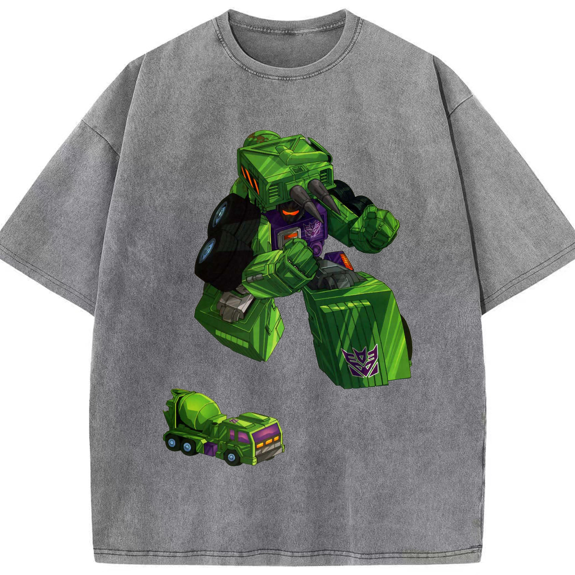 （画像用）  綿100% ヴィンテージ風 半袖Tシャツ（フロントプリント）