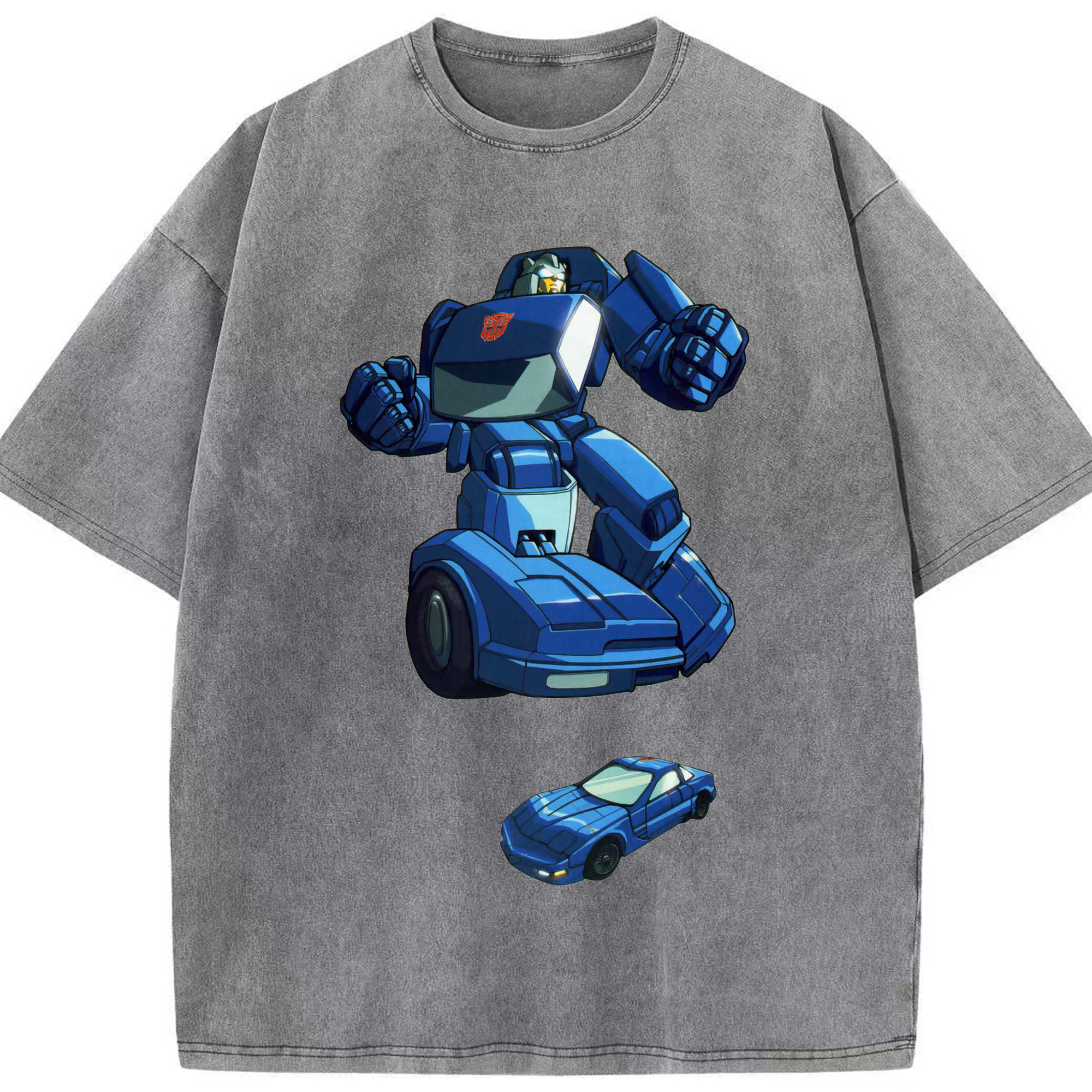 （画像用）  綿100% ヴィンテージ風 半袖Tシャツ（フロントプリント）