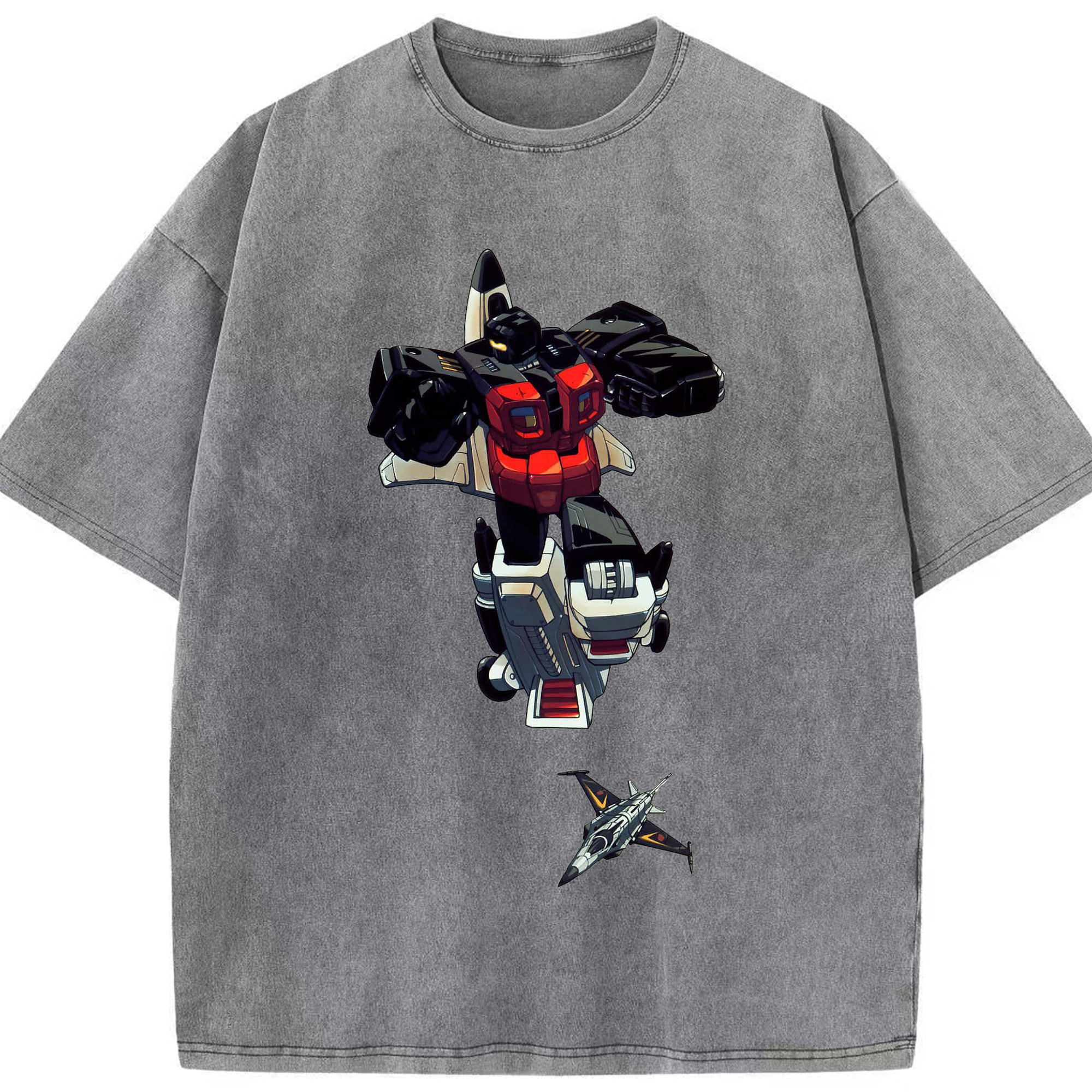 （画像用）  綿100% ヴィンテージ風 半袖Tシャツ（フロントプリント）