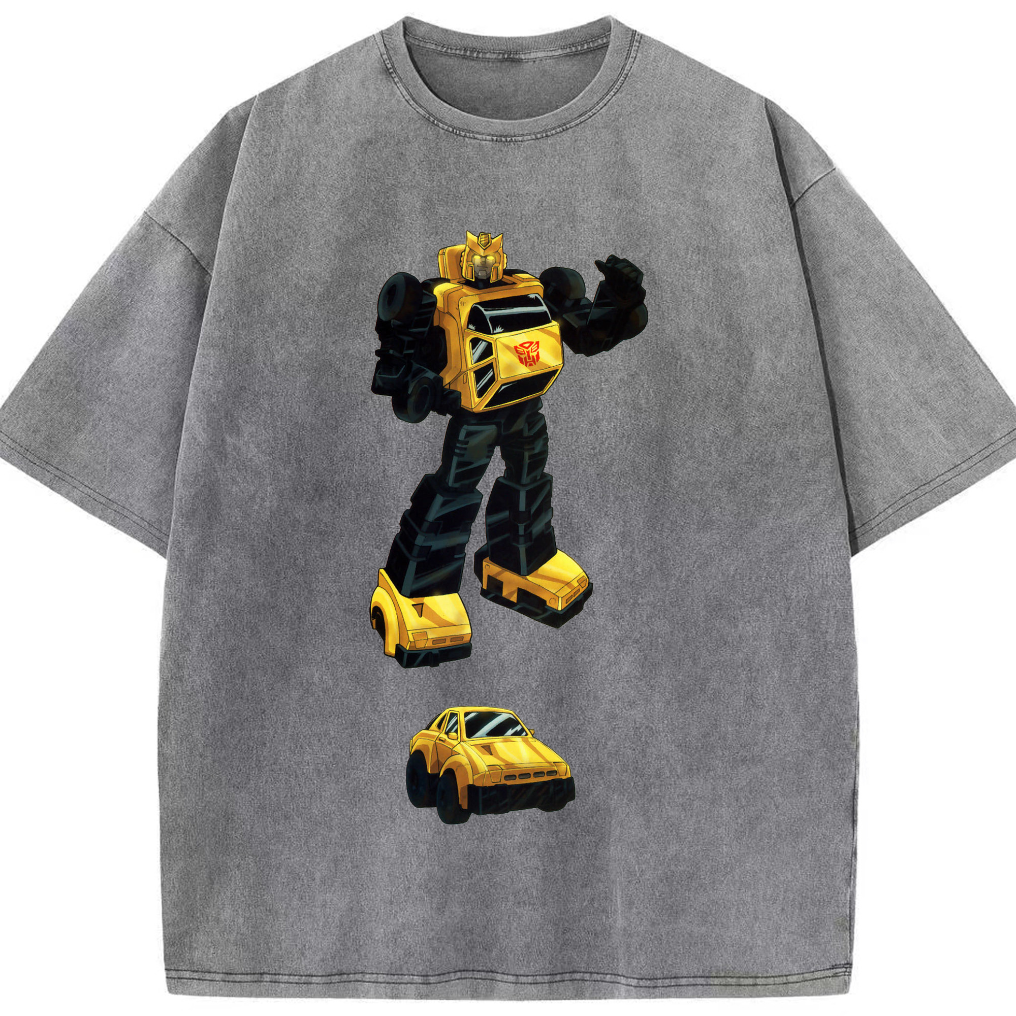 （画像用）  綿100% ヴィンテージ風 半袖Tシャツ（フロントプリント）