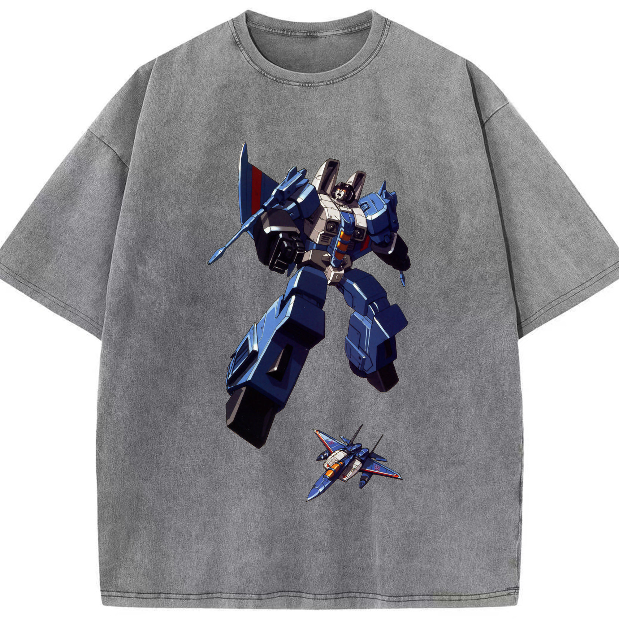 （画像用）  綿100% ヴィンテージ風 半袖Tシャツ（フロントプリント）